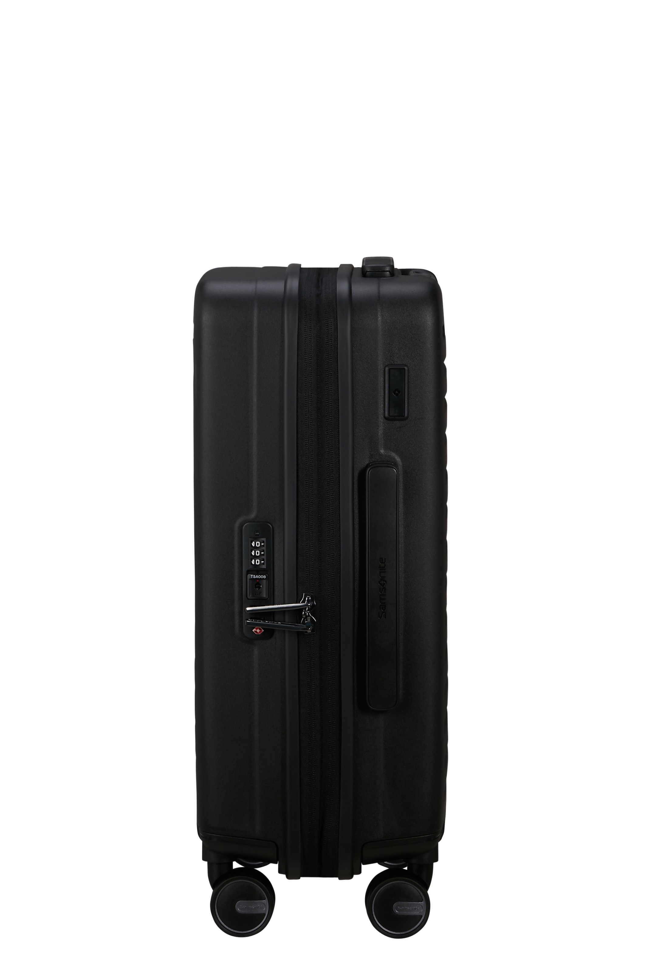 Samsonite Hartschalen-Trolley »RESTACKD« 39 l 4 Rollen mit fester Trennwand und verstellbaren Packgurten