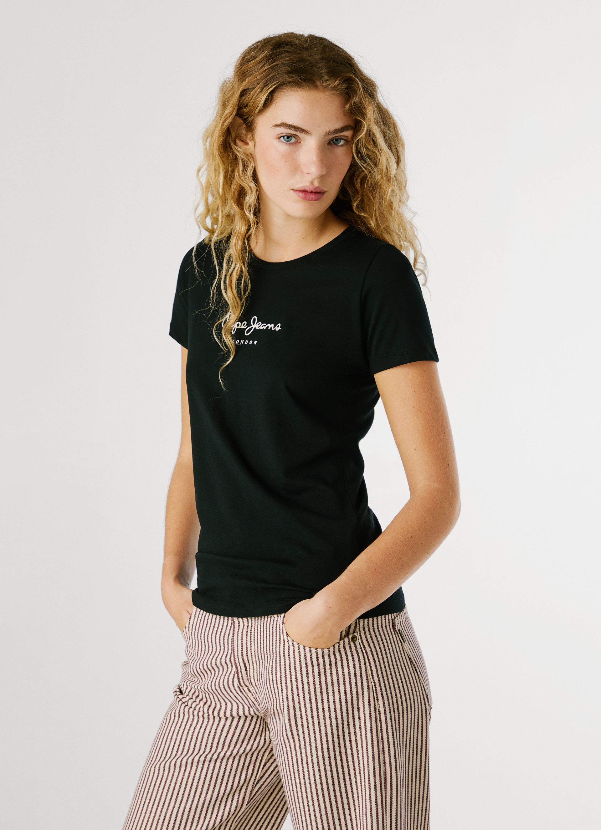 Pepe Jeans T-Shirt »NEW VIRGINIA« mit Logo-Print