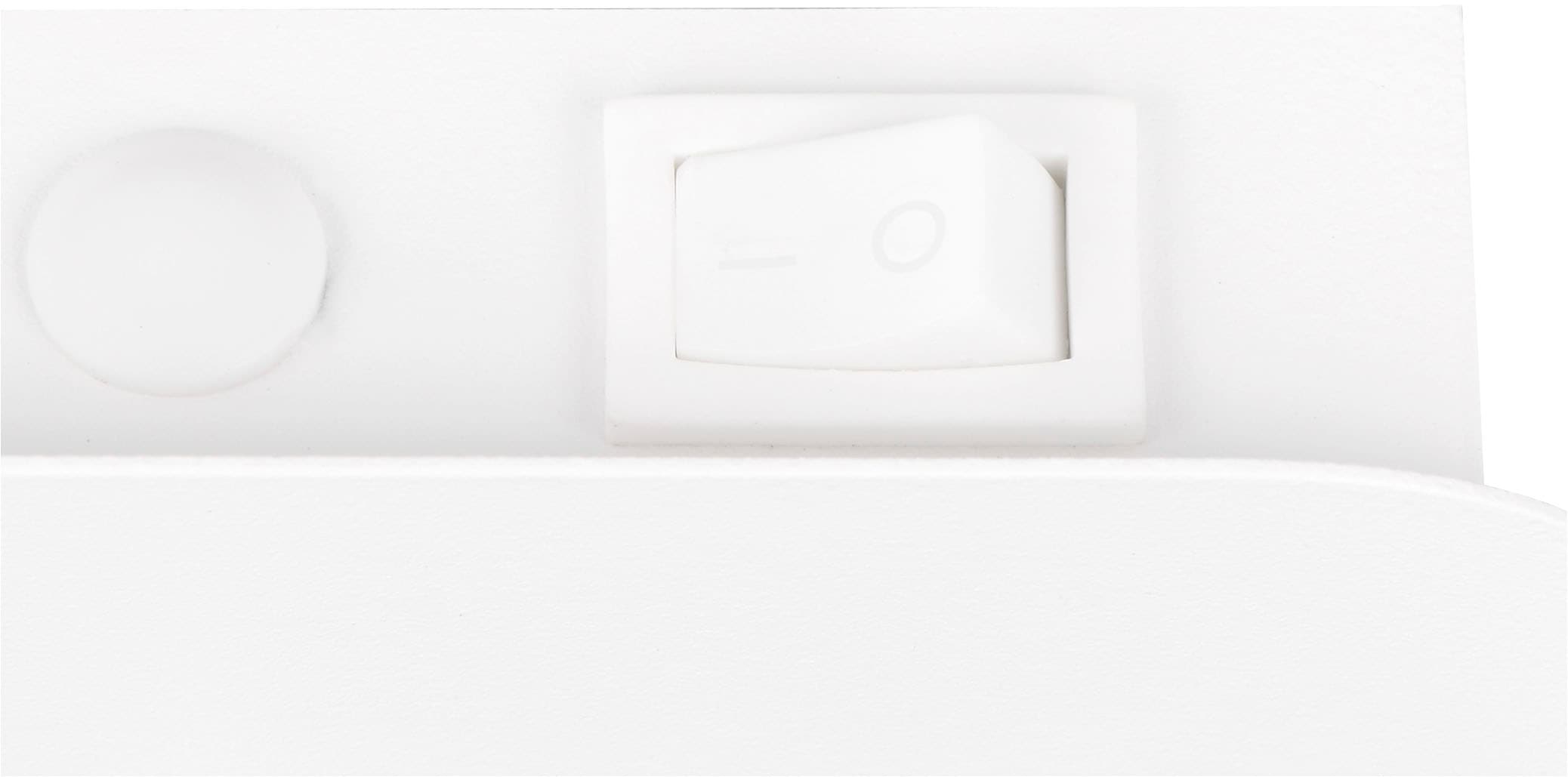 TRIO Leuchten Deckenstrahler »GILLAN, Spot 1-flammig, exkl 1x GU10 max 10W, 12x12x16,5 cm (B/H/T)« GU10 1 Stk. warmweiß - kaltweiß als Wandstrahler oder Deckenstrahler montierbar, mit Kippschalter