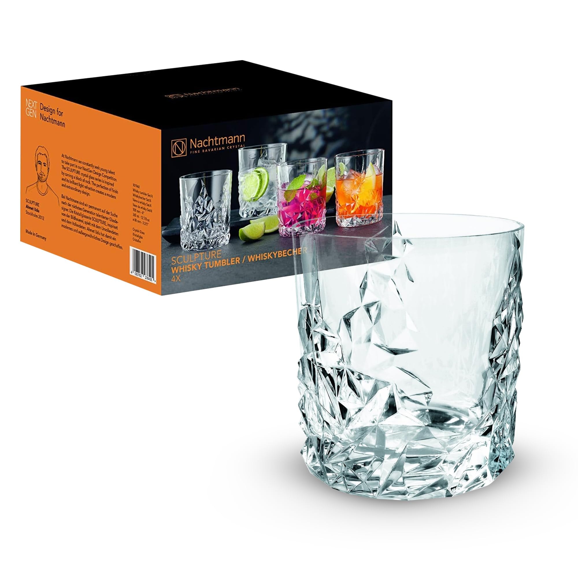 Nachtmann Whiskygläser Sculpture 340 ml 4er Set