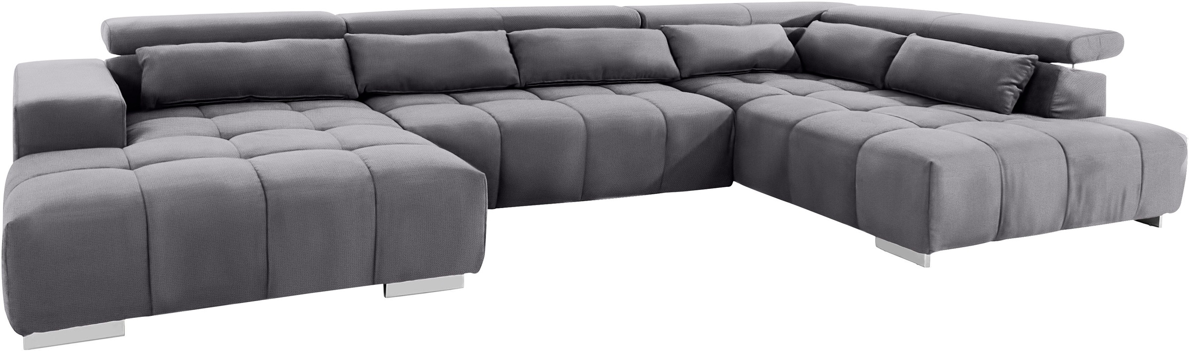 COTTA Wohnlandschaft »Orion U-Form«, inkl. Kopfteilverstellung und Nierenkissen