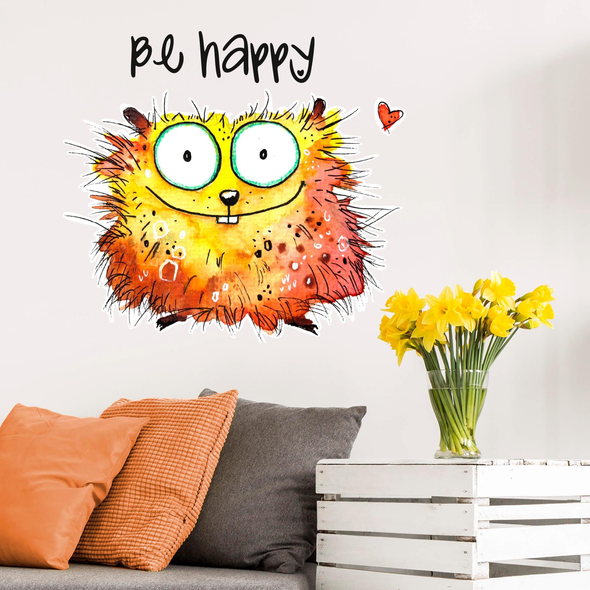 Wall-Art Wandtattoo »Happy Hamster« bequem kaufen