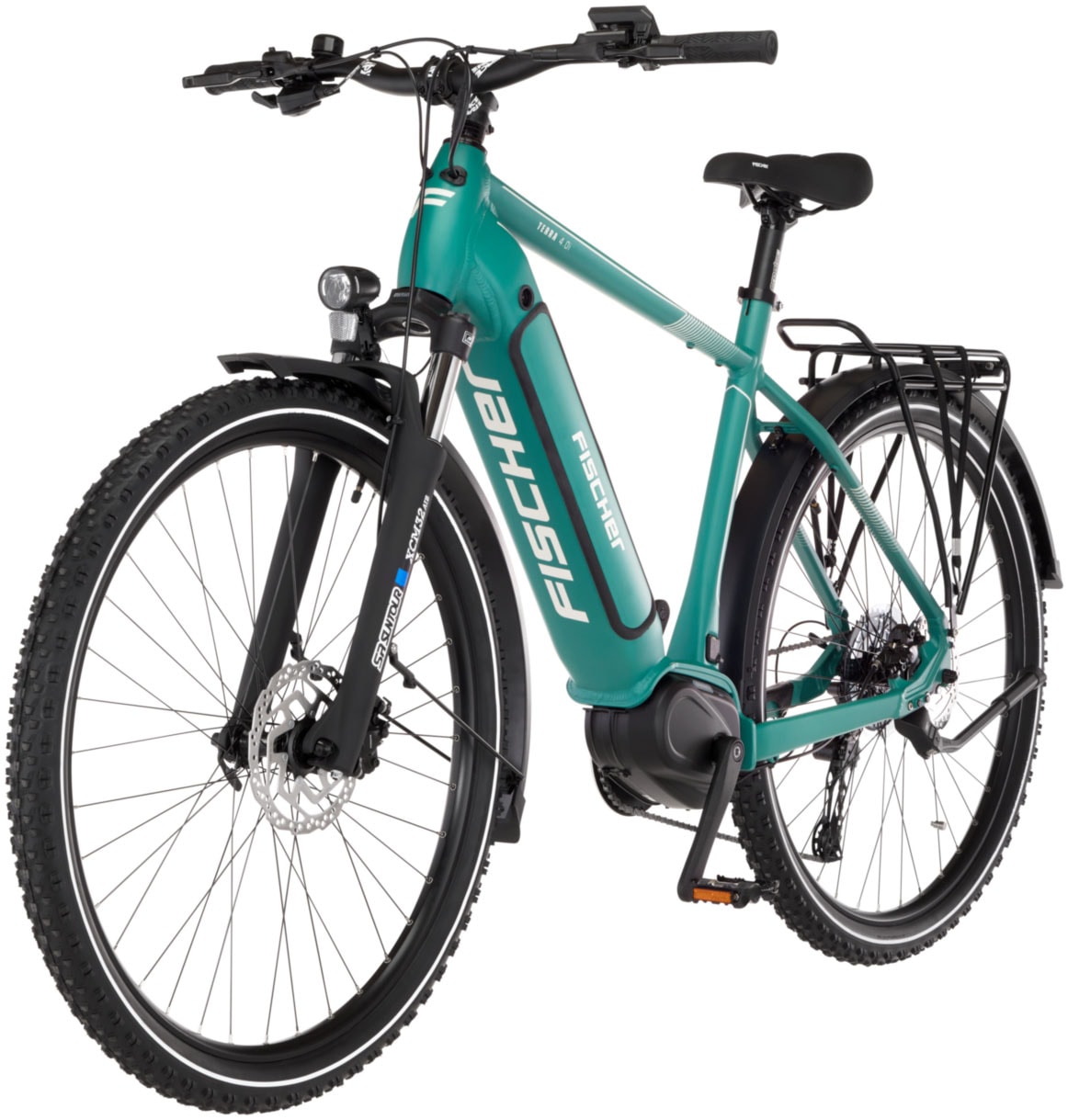 FISCHER Fahrrad »TERRA 4.0i 630 55« 10 Gang Shimano CUES Schaltwerk Mittelmotor mit Akku-Ladegerät | mit Werkzeug,  Pedelec, Elektrofahrrad für Damen und Herren