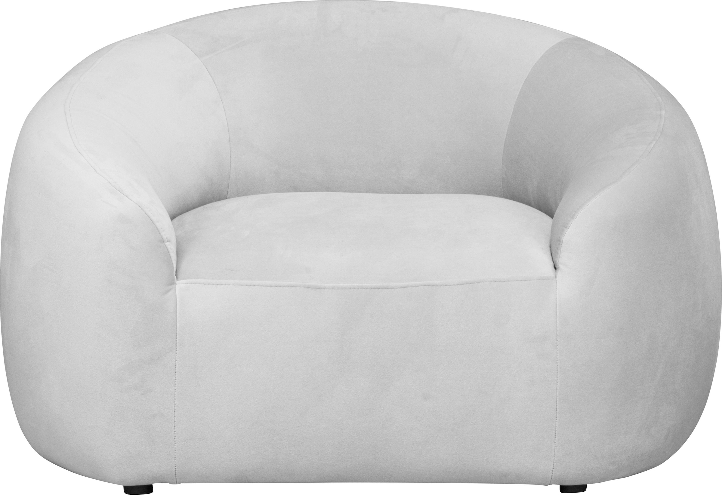 LeGer Home by Lena Gercke Sessel »YANI Relaxsessel, Loungesessel, Maße B/T/H: 127/96/76 cm«, organische Form, mit Wellenunterfederung, auch in Bouclé