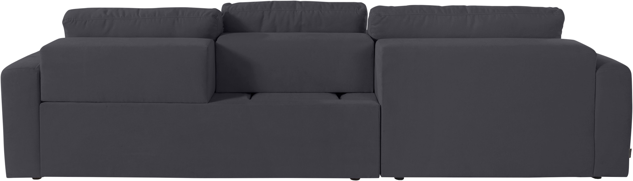 Places of Style Ecksofa »Bloomfield, elegant, viel Platz, Mega Couch, Breite 303cm, L-Form«, extra tiefe Sitzfläche, wahlweise mit Sitztiefenverstellung