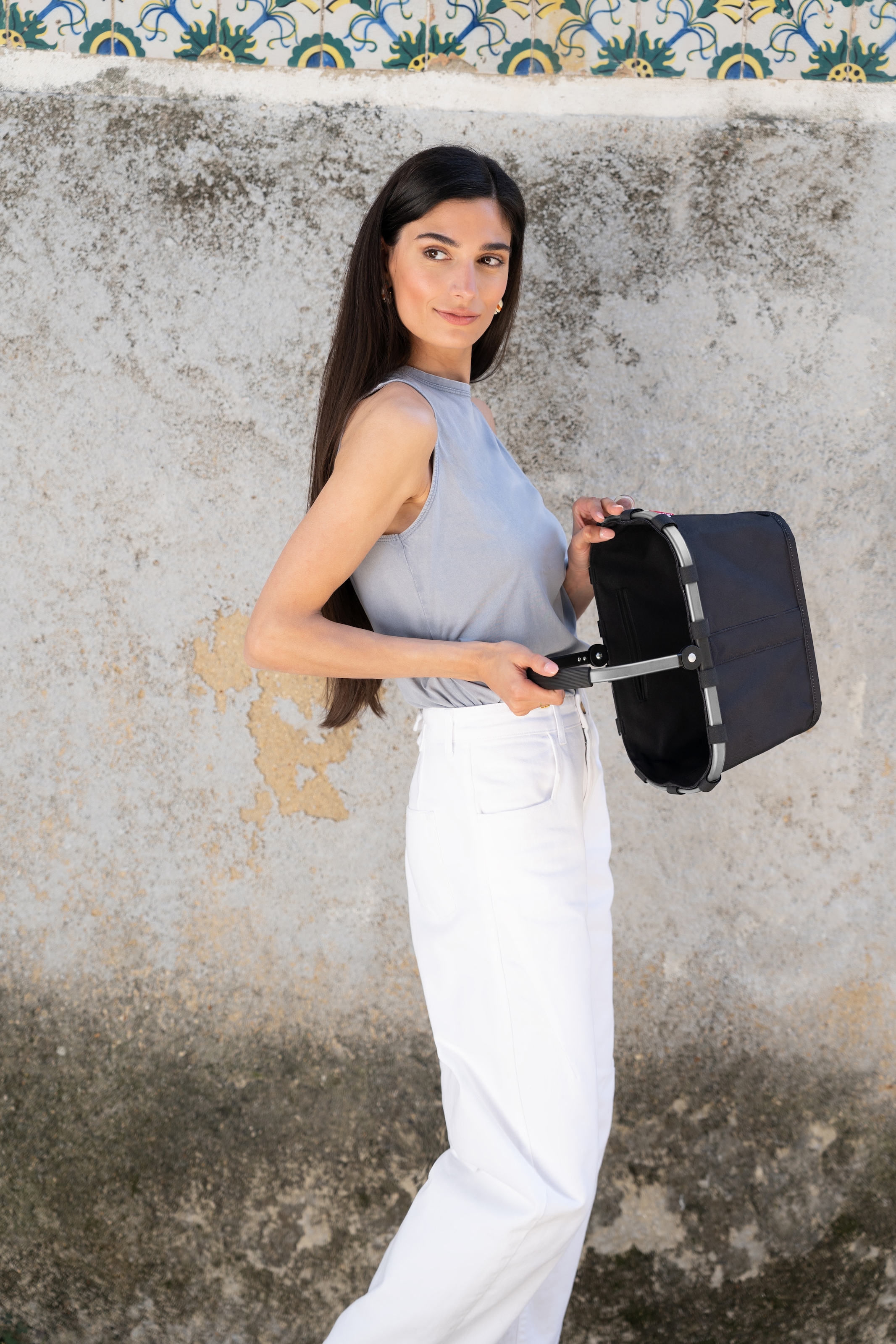 REISENTHEL® Einkaufskorb »carrybag XS« Standfüße, Griff umklappbar, flach zusammenlegbar, stabiler Griff