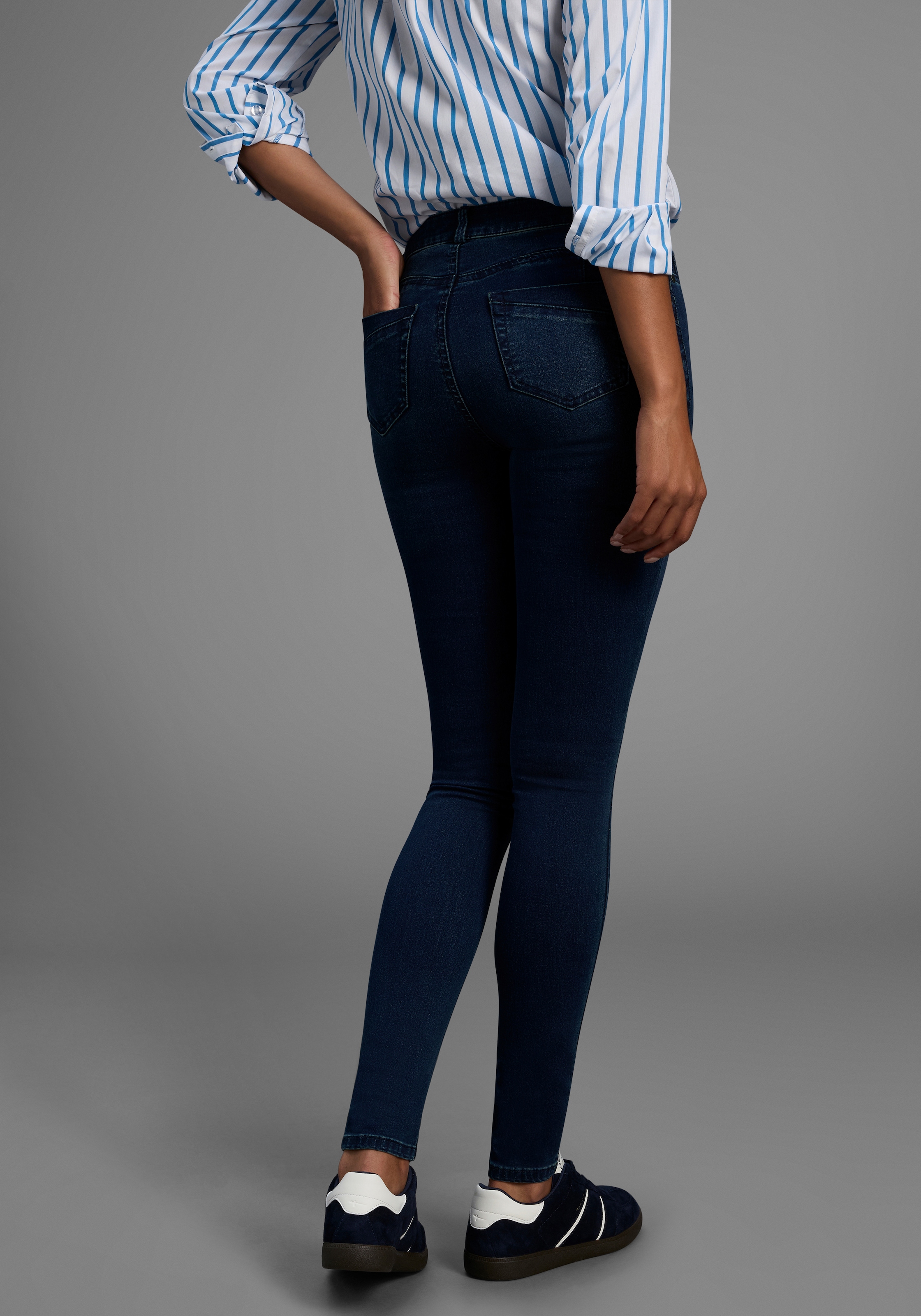 Arizona Skinny-fit-Jeans »Ultra Stretch«, skinny-fit, betonte Taille, shaping-Effekt, high Waist