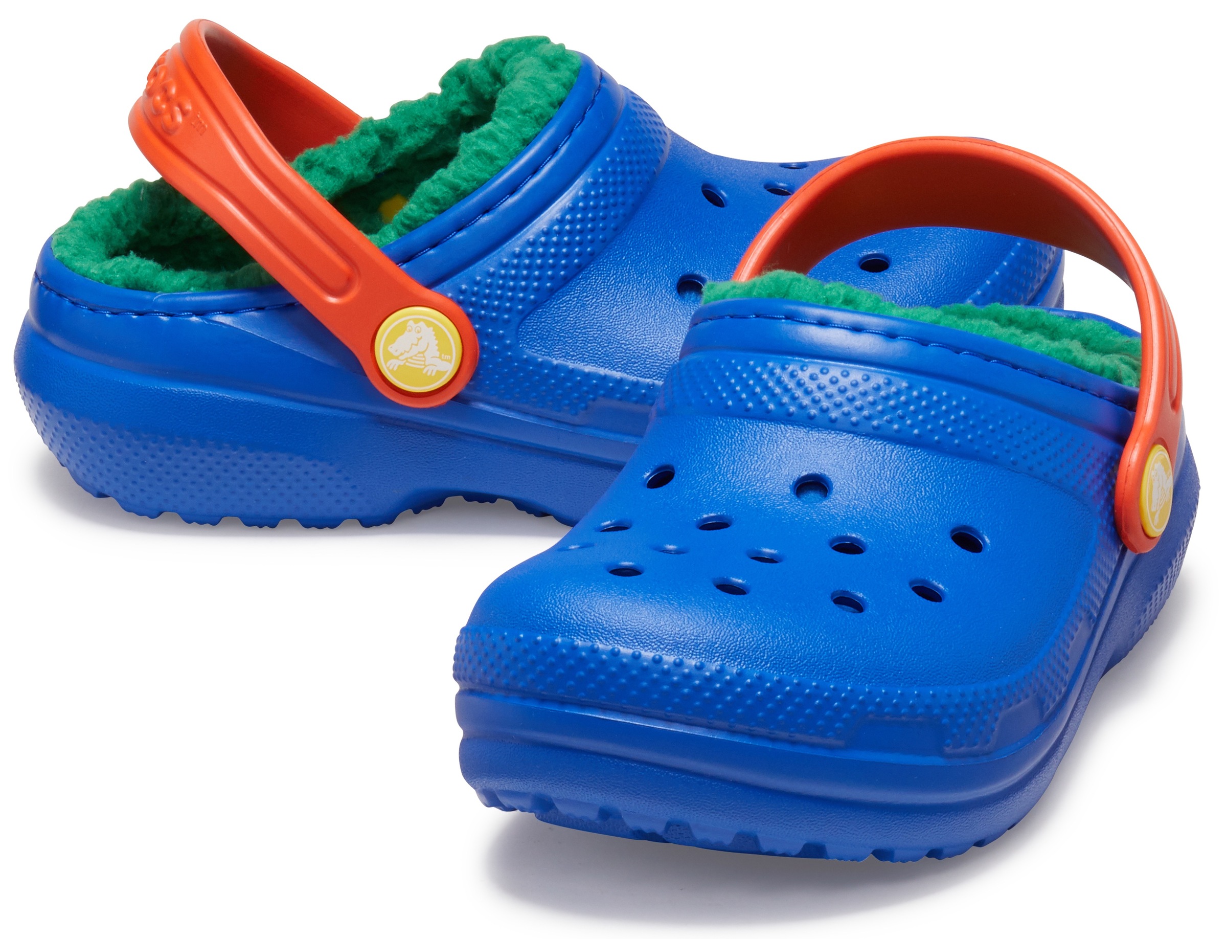 Crocs Hausschuh »Classic Lined Clog K«, Winterschuh, Pantoffel, Hausschuh mit schwenkbarem Fersenriemen