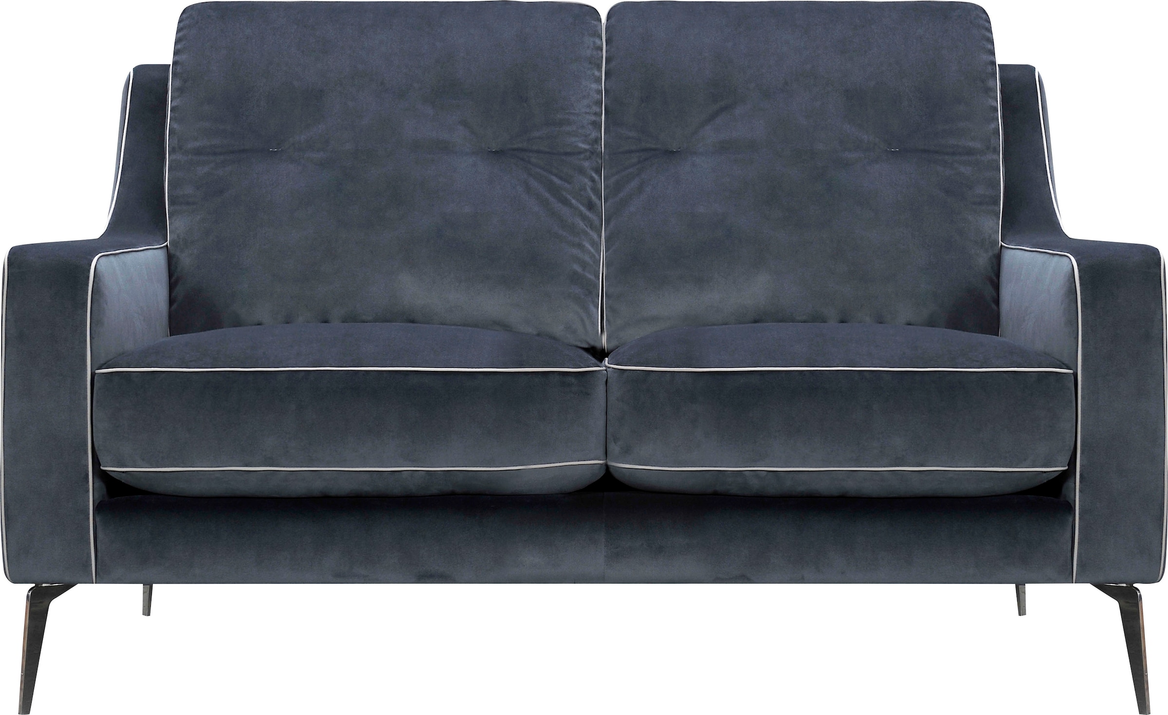 Leonique 2-Sitzer »Chicago« 2-Sitzer Ssofa, graublau, klassisch/modern, 147x92x90