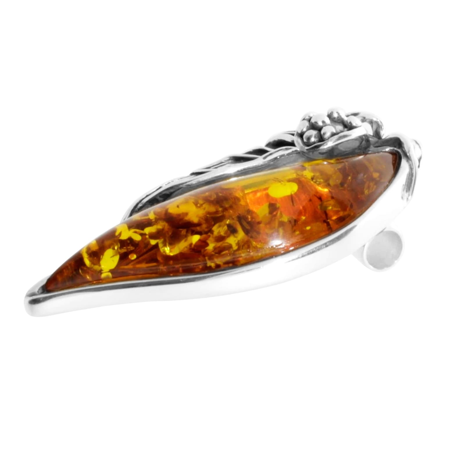 OSTSEE-SCHMUCK Kettenanhänger »- Gleiter-Jana 42 mm - Silber 925/000 - Bernstein«