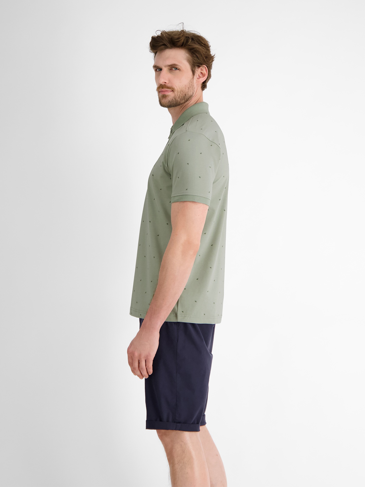 LERROS Poloshirt »LERROS Gemustertes COOL & DRY Poloshirt«