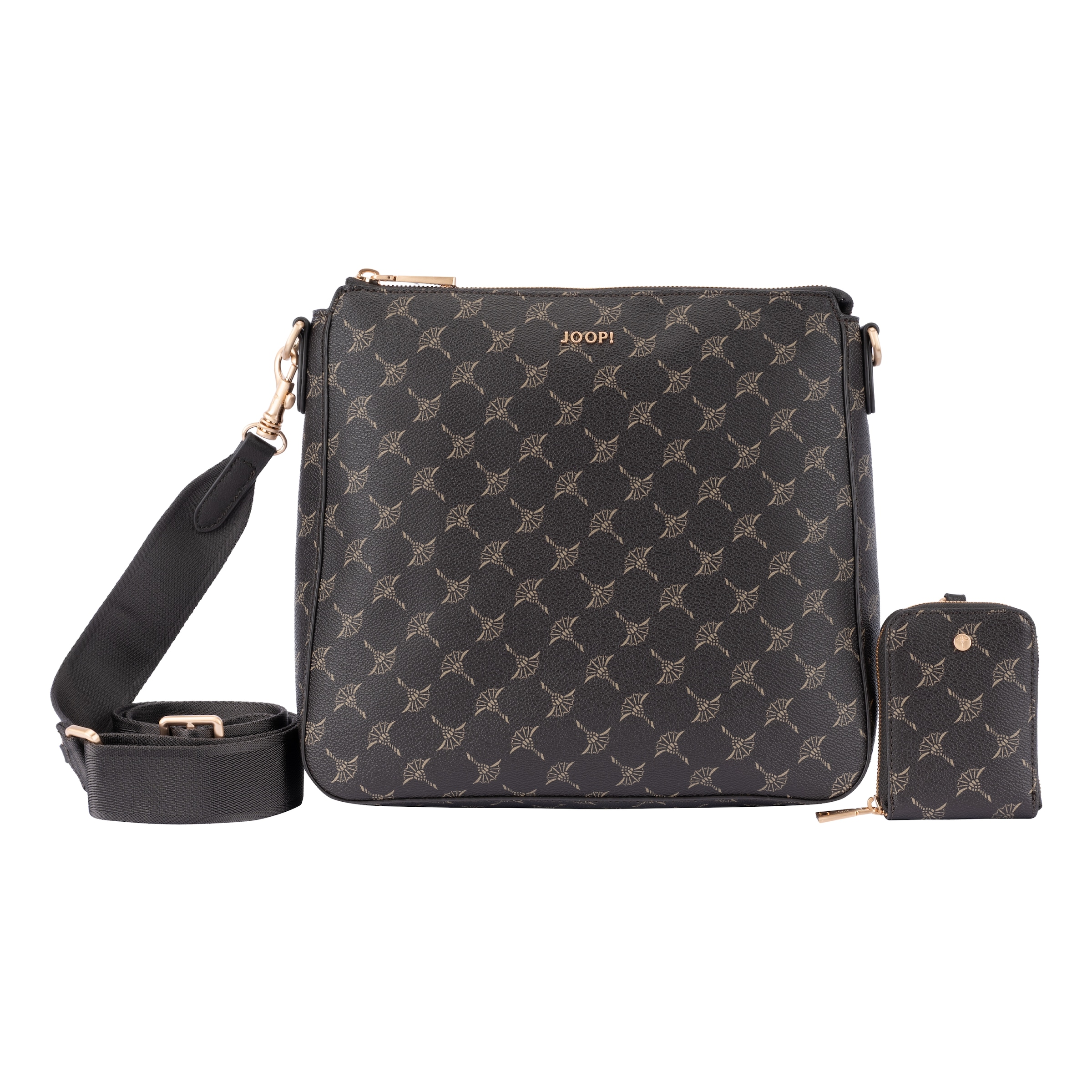 JOOP! Umhängetasche »cortina 1.0 jasmina shoulderbag mvz« Damen Schultertasche, mit typischem Musterdruck
