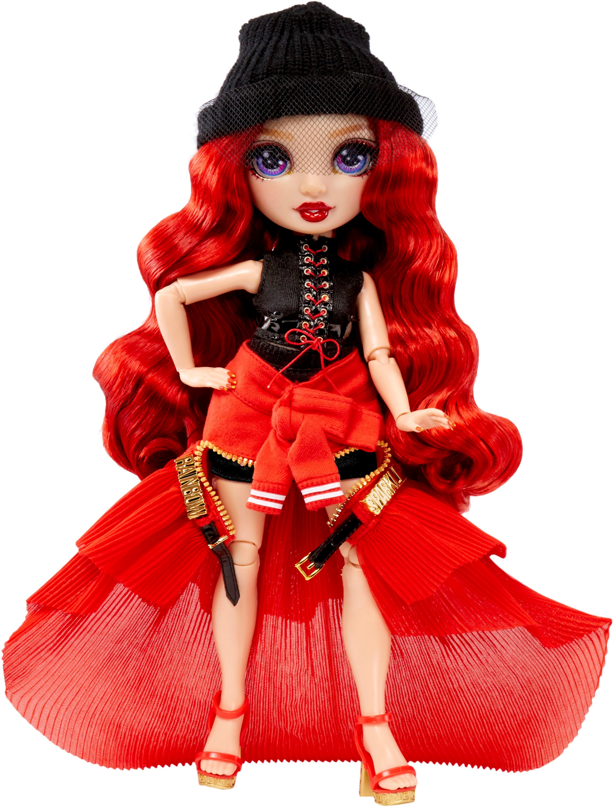 RAINBOW HIGH Anziehpuppe »Rainbow High Fantastic Fashion - Ruby (red)«, inklusive 2. Outfit
