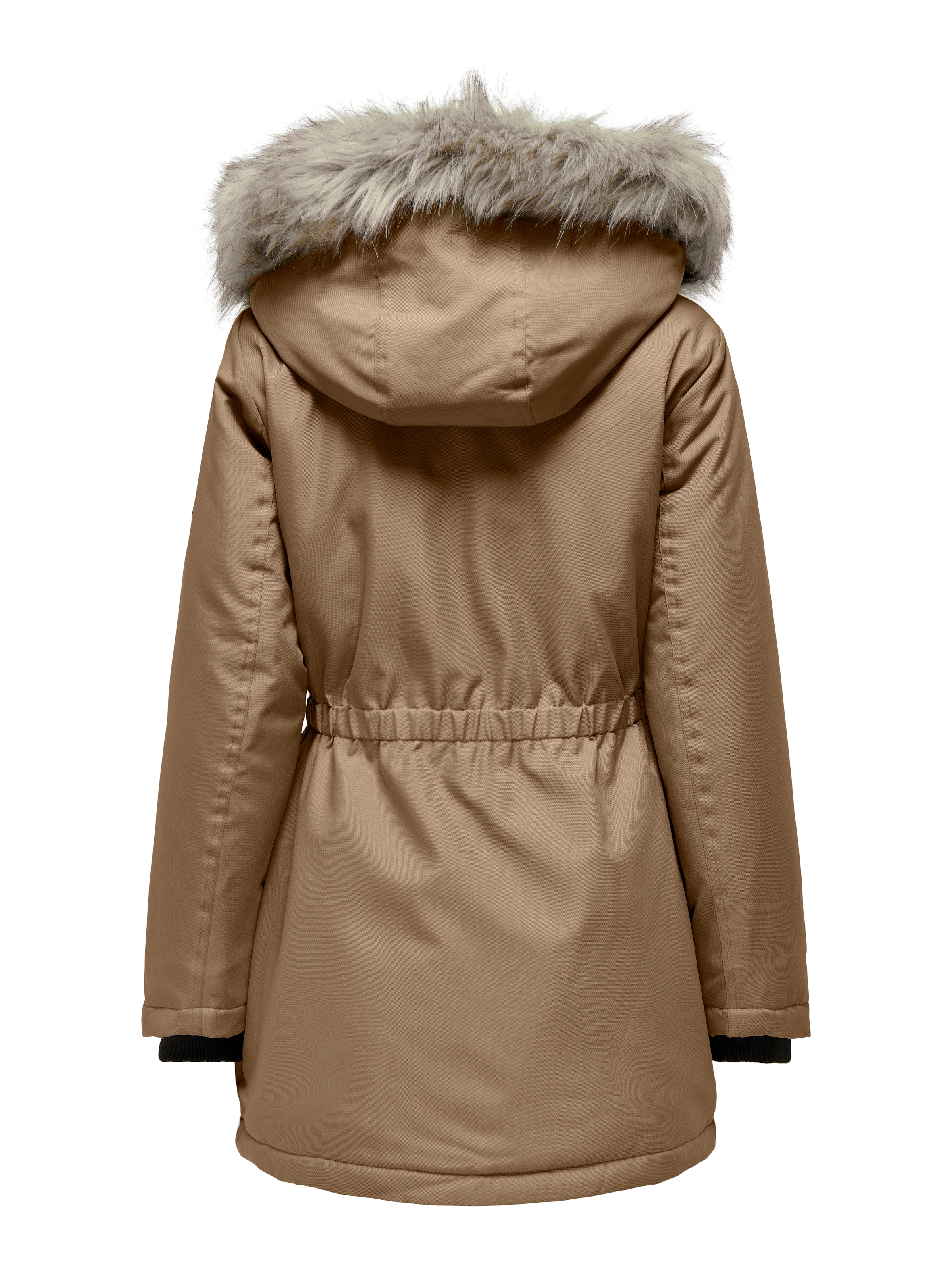 ONLY Parka »ONLIRIS FUR WINTER PARKA LIFE CC OTW«, mit Kapuze, mit verdeckter Knopfleiste