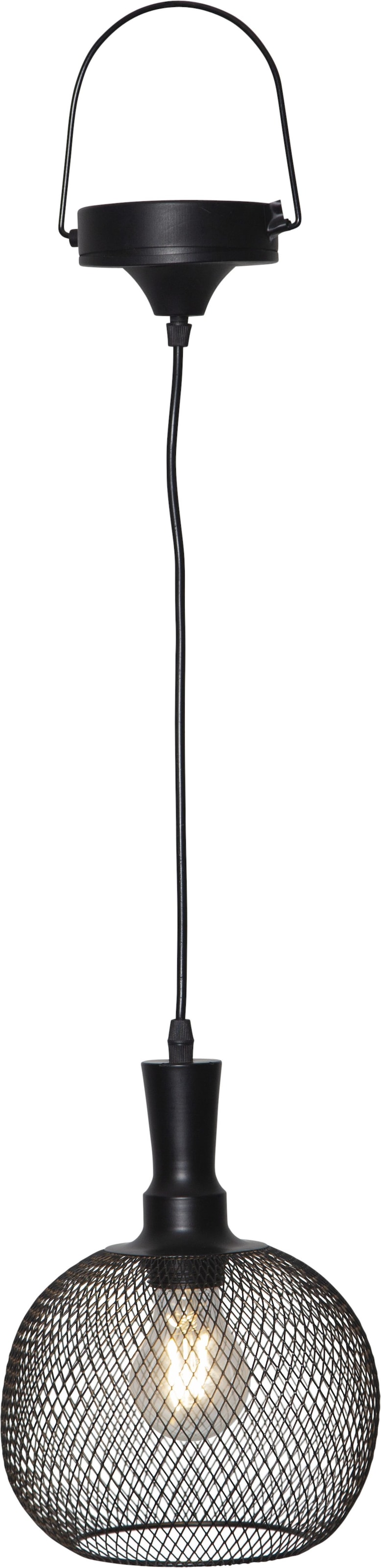 Parforce Traditional Hunting LED Solarleuchte »Solarlampe Sunlight« LED-Board 1 Stk. Warmweiß Solar-Hängelampe aus Metall, 5Lm, Dämmerungssensor