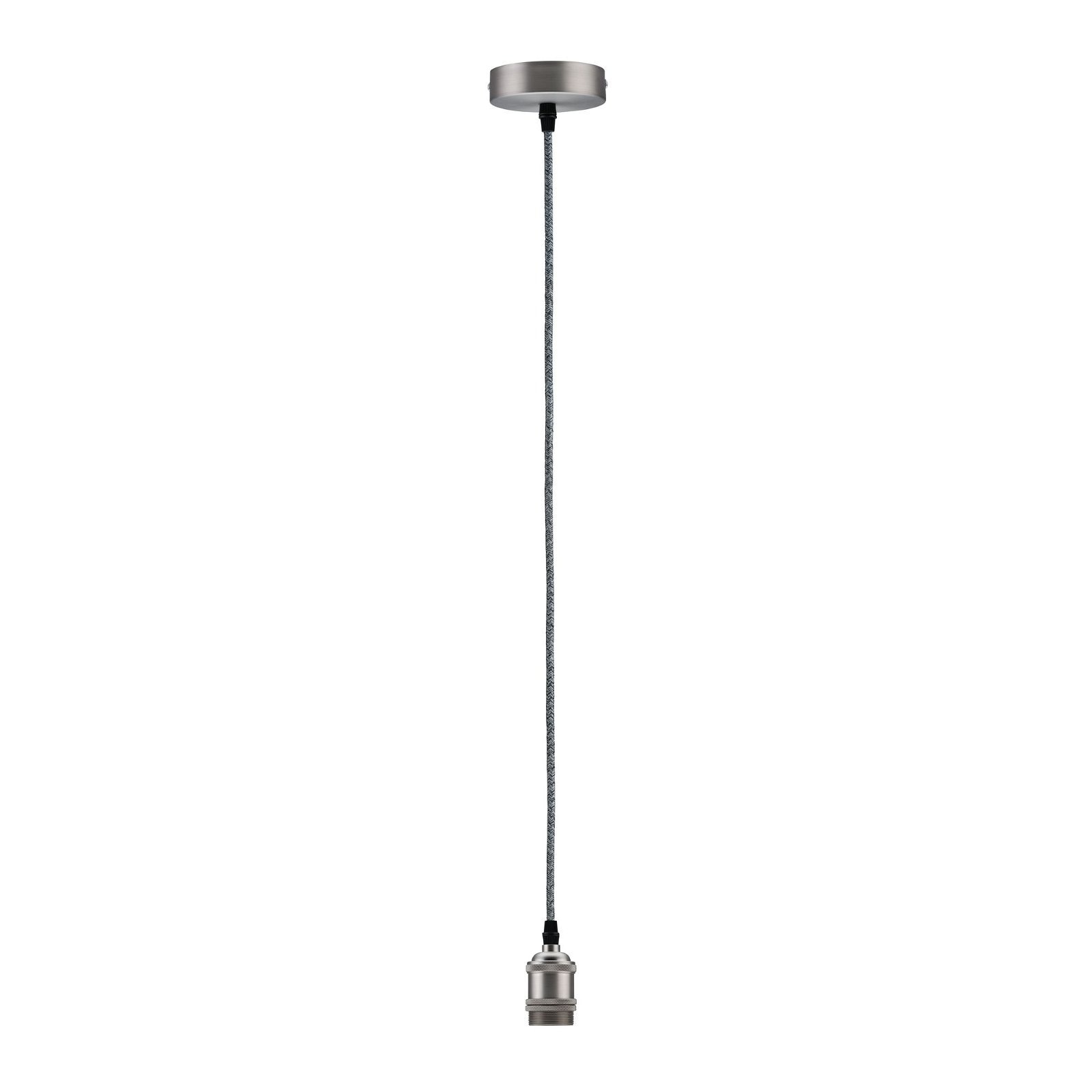 Paulmann Pendelleuchte »Neordic Eldar max. 1x60W Nickel gebürstet 230V Metall«, 1 flammig, Leuchtmittel E27 | ohne Leuchtmittel, E27