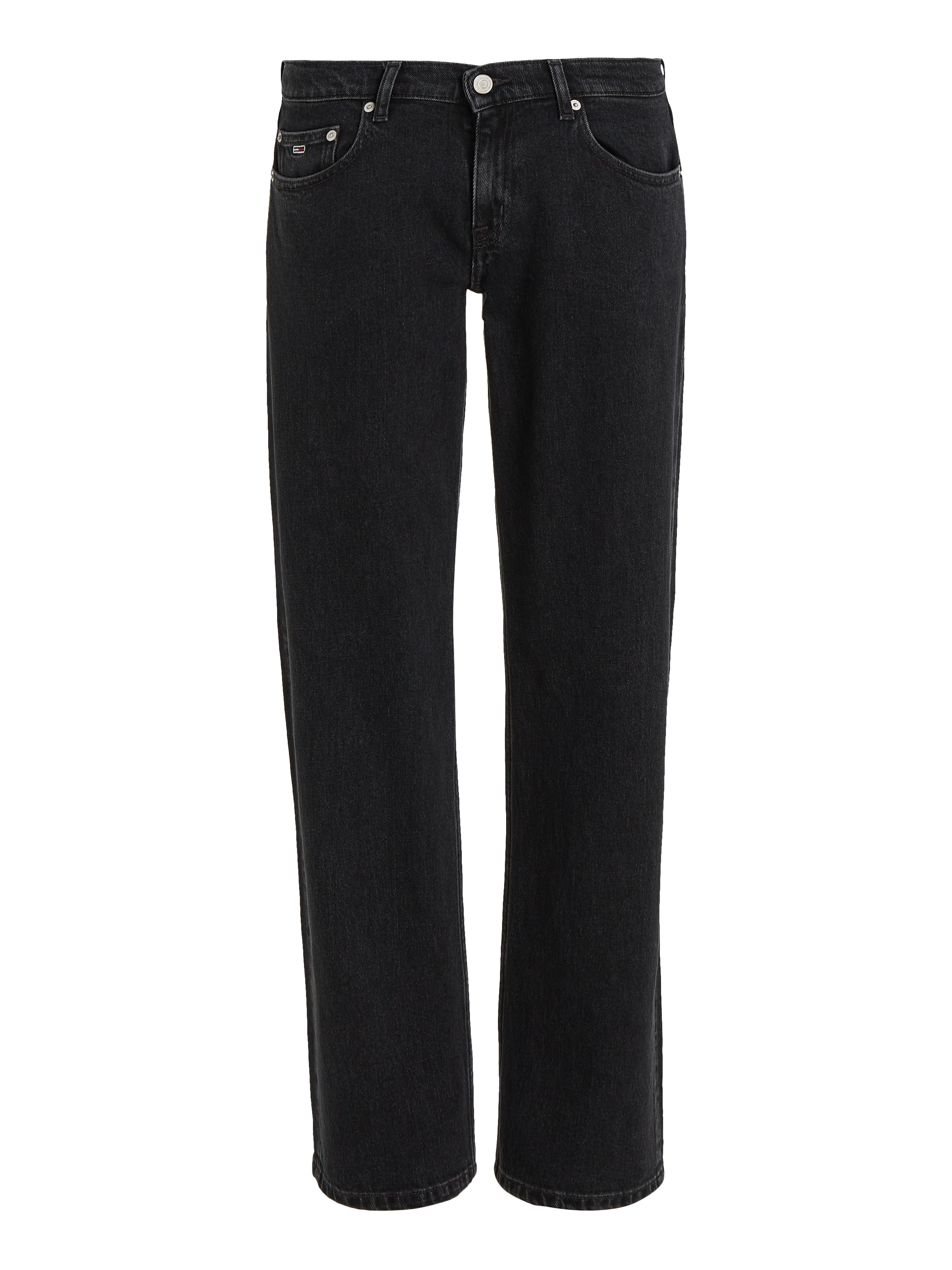 Tommy Jeans Bequeme Jeans »LW STR BH4116«, mit Ledermarkenlabel