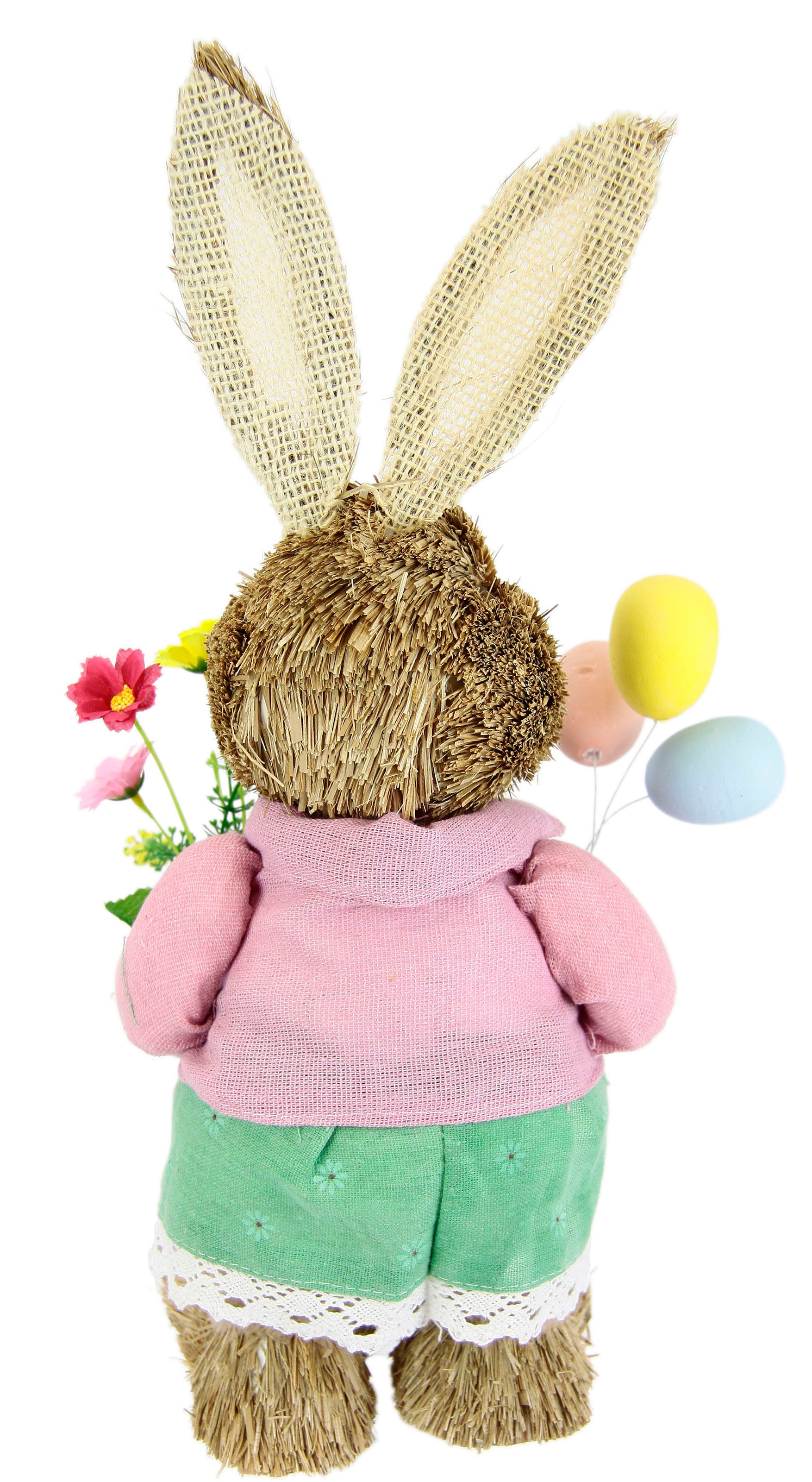 Oster Frühling Osterhasen auf Bast aus Eier bestellen I.GE.A. Dekoobjekt Raten Mit »Häsin«, Frühling Figur Hase