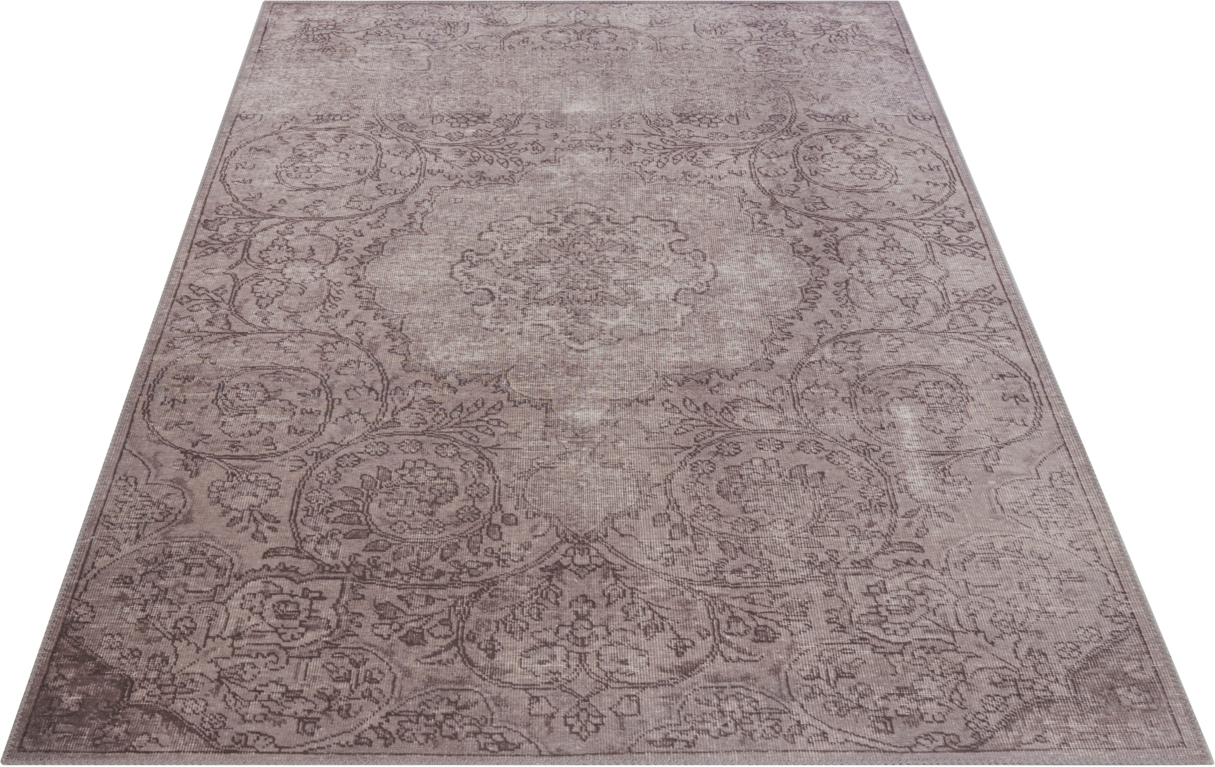 Home affaire Teppich »Zahra«, rechteckig, 6 mm Höhe, Orient-Optik, Vintage-Design, Rutschhemmende Rückenbeschichtung