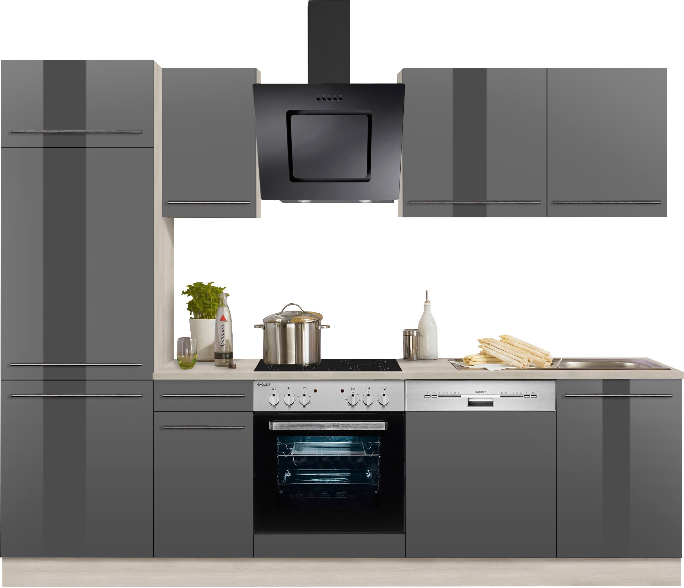 OPTIFIT Küchenzeile "Bern" Breite 270 cm, gedämpfte Türen, wahlweise mit E-Geräten