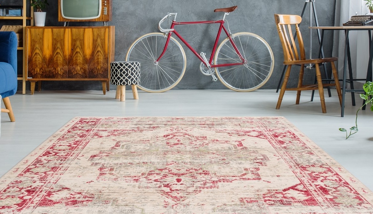 my home Orientteppich »Kilian«, rechteckig, 5 mm Höhe, Mit Fransen, Wohnzimmer