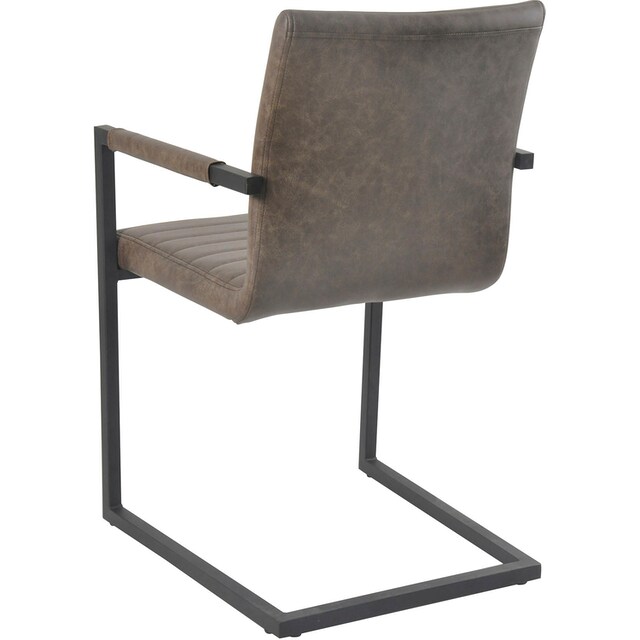 SalesFever Freischwinger, Set, 2 St., mit Quersteppung auf Rücken- und  Sitzbereich, Armlehnstuhl bequem bestellen