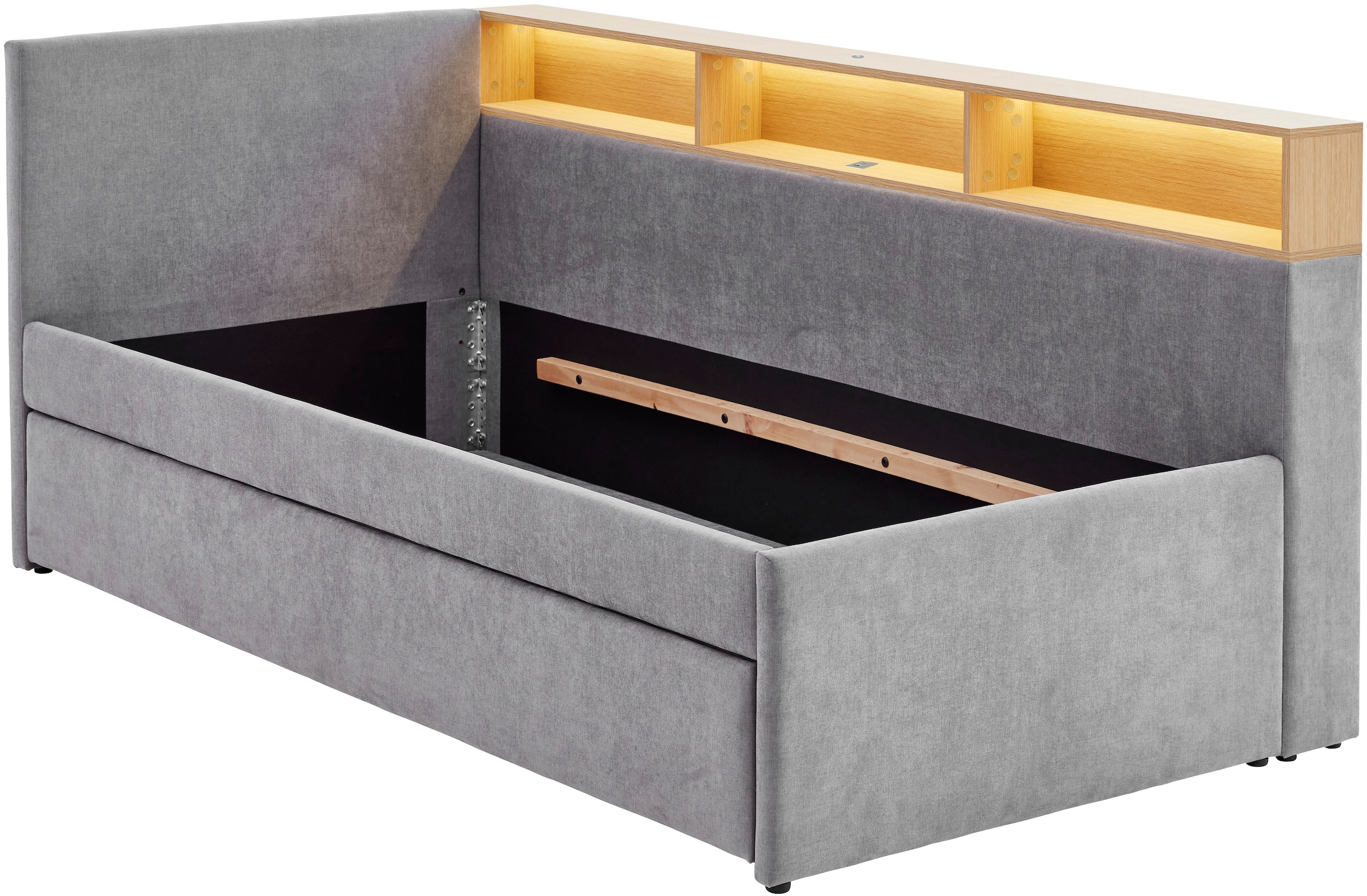 meise.möbel Kinderbett »UNO, Polsterbett wahlweise mit Tandemliege oder Stauraum-Schublade« Liegefläche 90x200, 120x200, 140x200cm