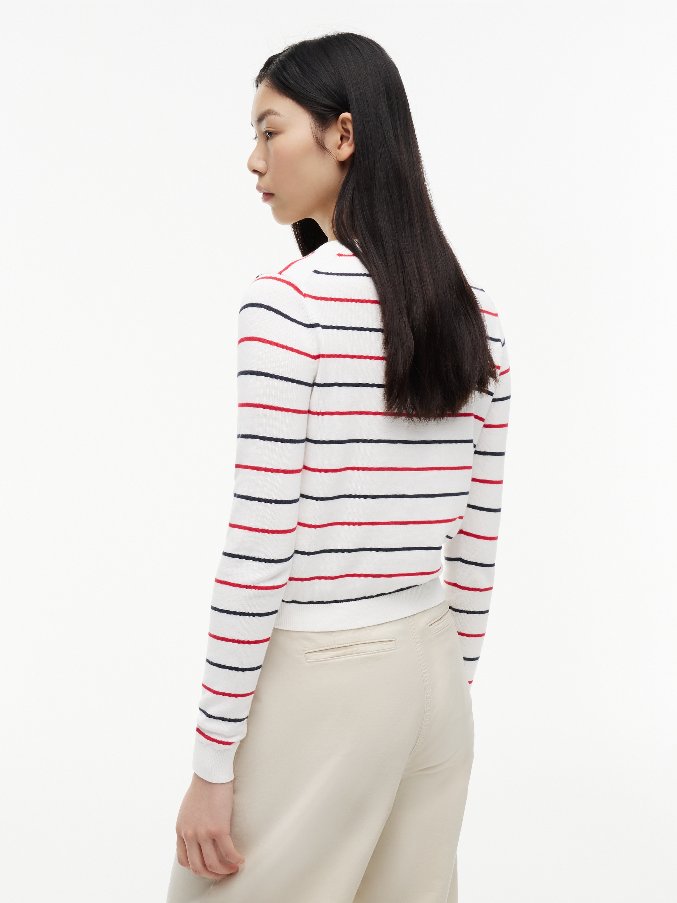Tommy Jeans Strickjacke »TJW ESSENTIAL CREW NECK CARDIGAN« Baumwolle