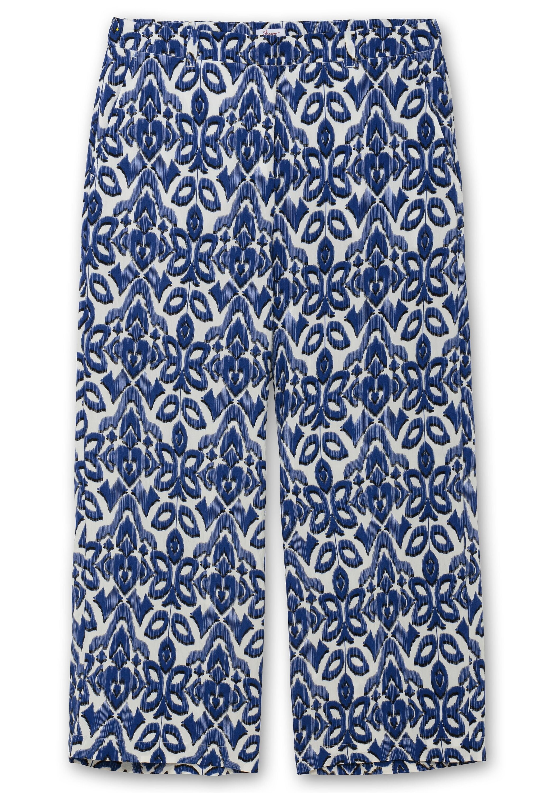 Sheego Stoffhose »Hose mit Teilgummibund«