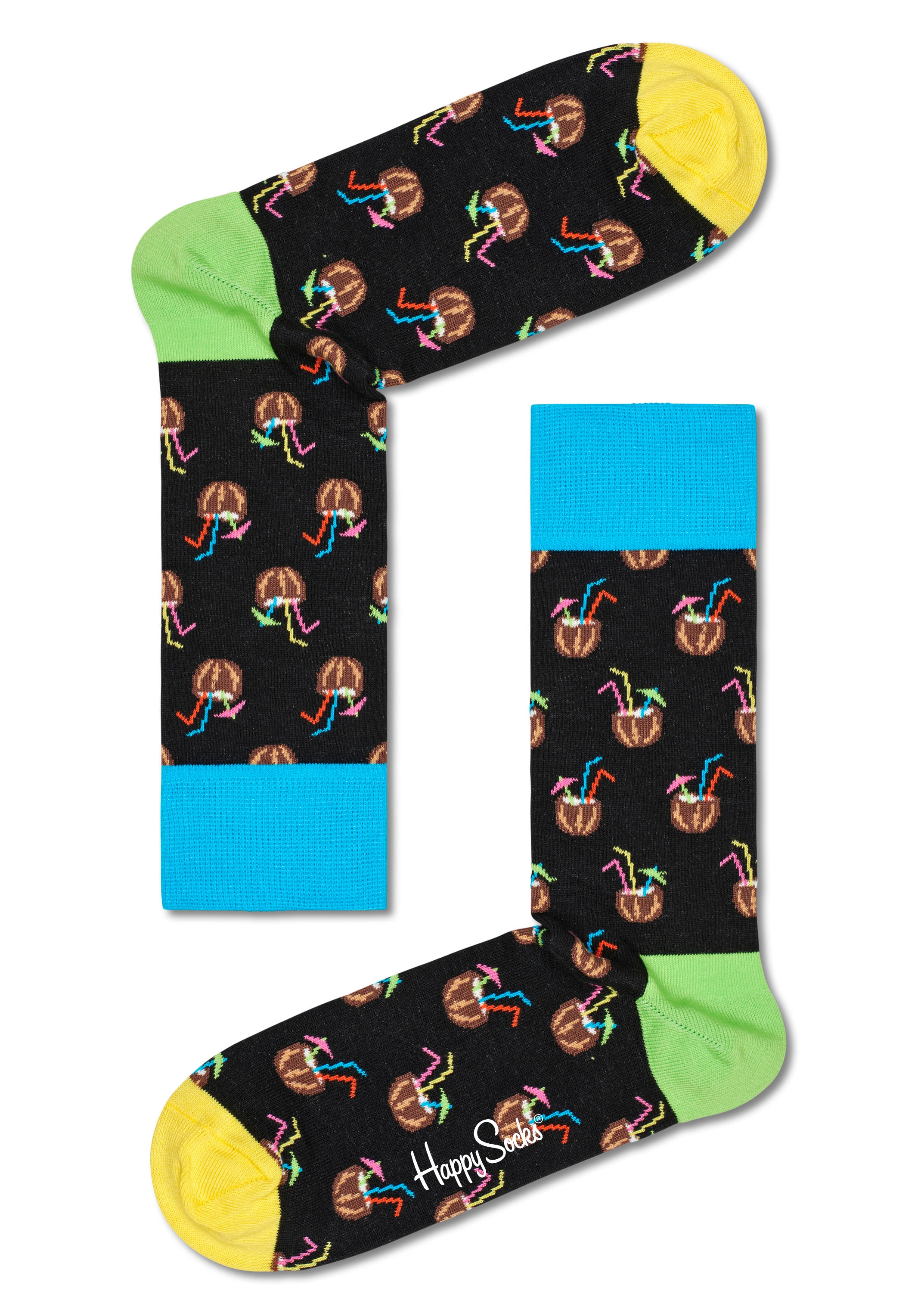 Happy Socks Socken, (2 Paar), Coconut Cocktail & Beach Break Socks bei ♕