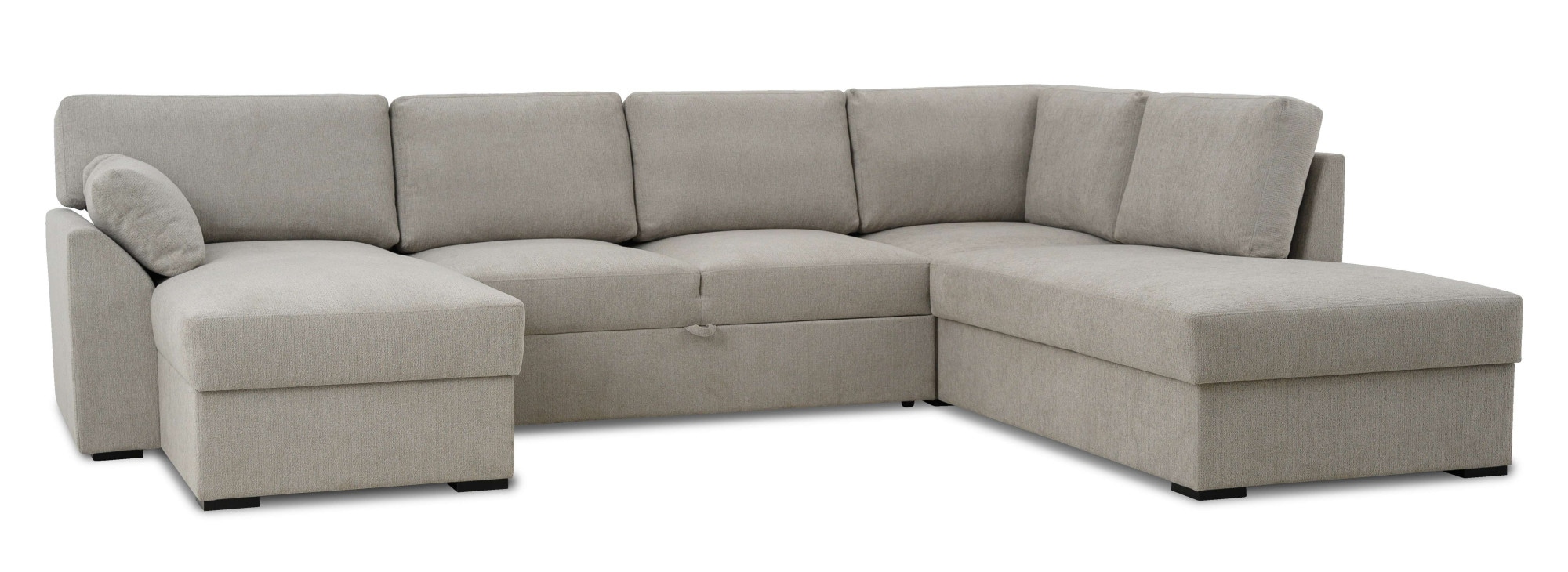 Home affaire Wohnlandschaft »Citry« Breite 309 cm, Chenille, Bettfunktion, Bettkasten, U-Form