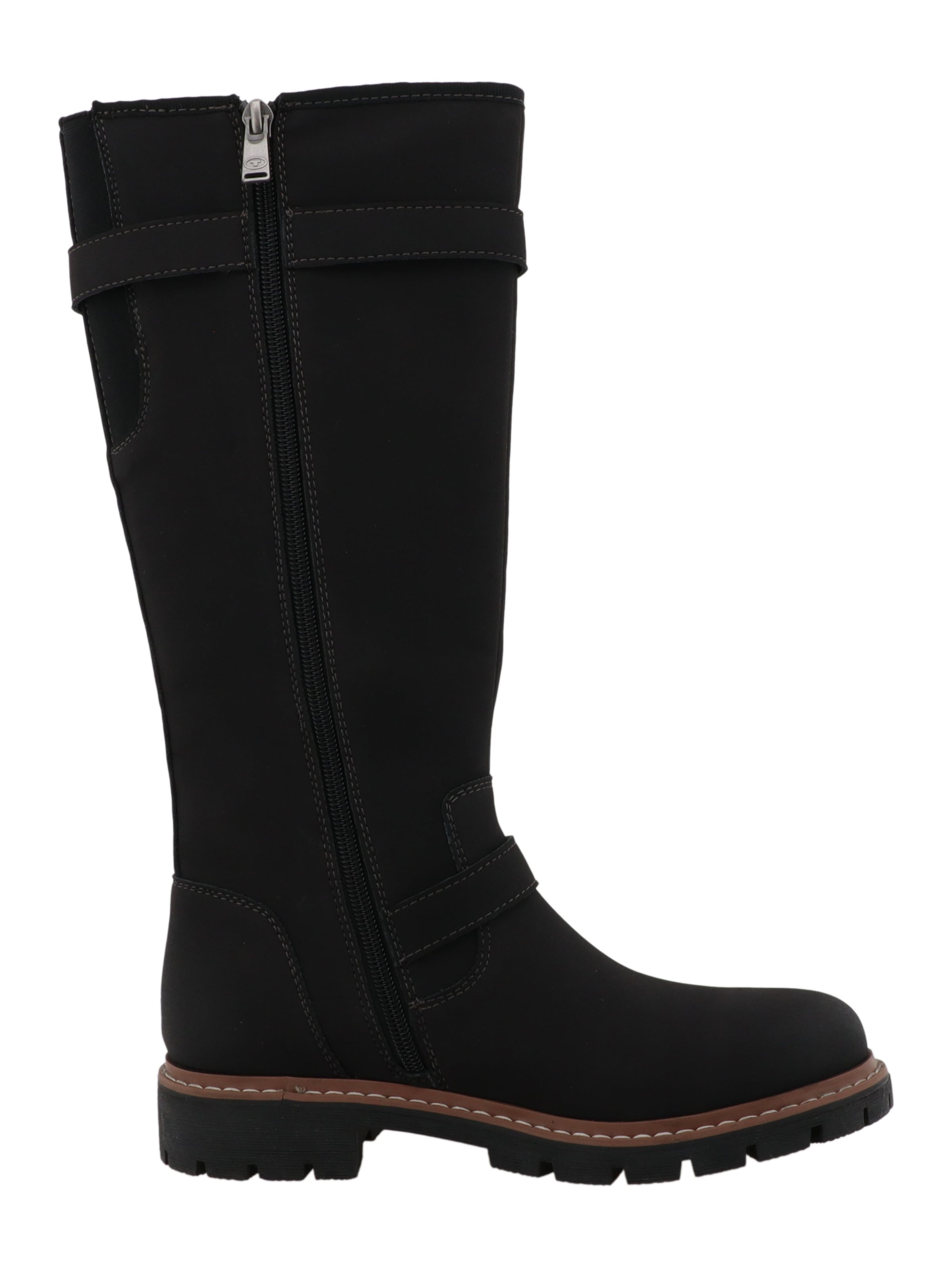 TOM TAILOR Winterstiefel  Blockabsatz, Winterboots mit modischer Zierschnalle