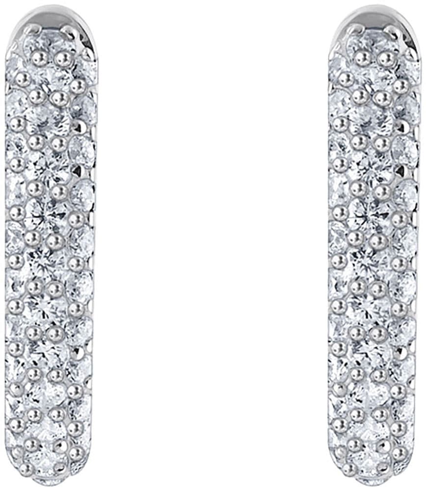 THOMAS SABO Paar Creolen »Schmuck Silber 925 Ohrringe« mit Zirkonia (synth.)