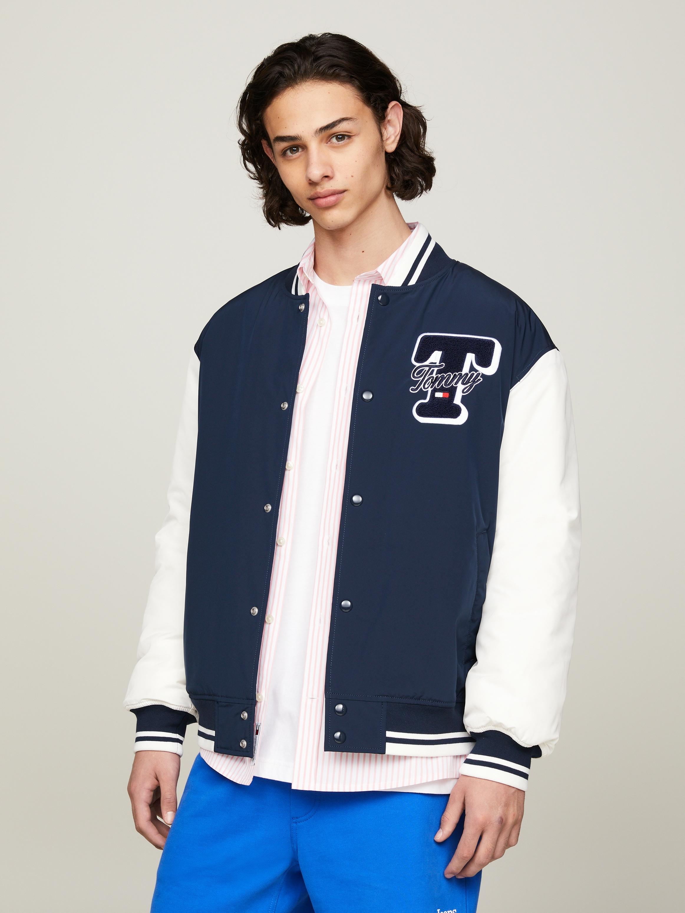 Tommy Jeans Collegejacke »TJM COLORBLOCK VARSITY JACKET«
