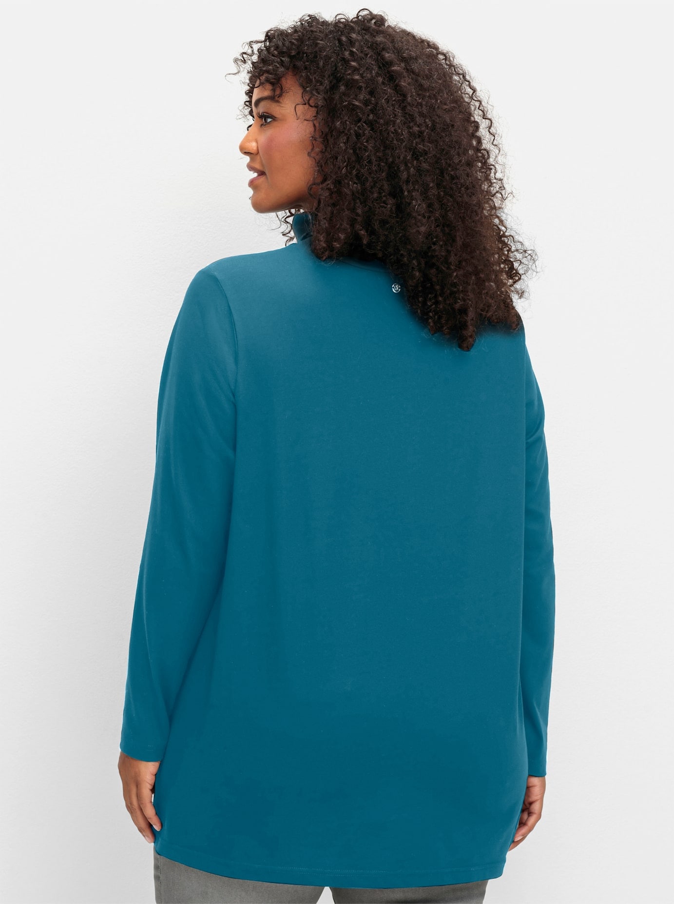 Sheego Rollkragenshirt »Rollkragenshirt« 1 Stk. tlg.