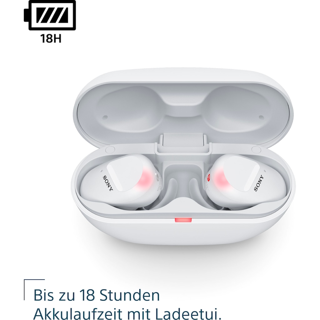 Sony wireless In-Ear-Kopfhörer »WF-SP800N«, A2DP Bluetooth, Freisprechfunktion-Noise-Cancelling-Sprachsteuerung-True Wireless