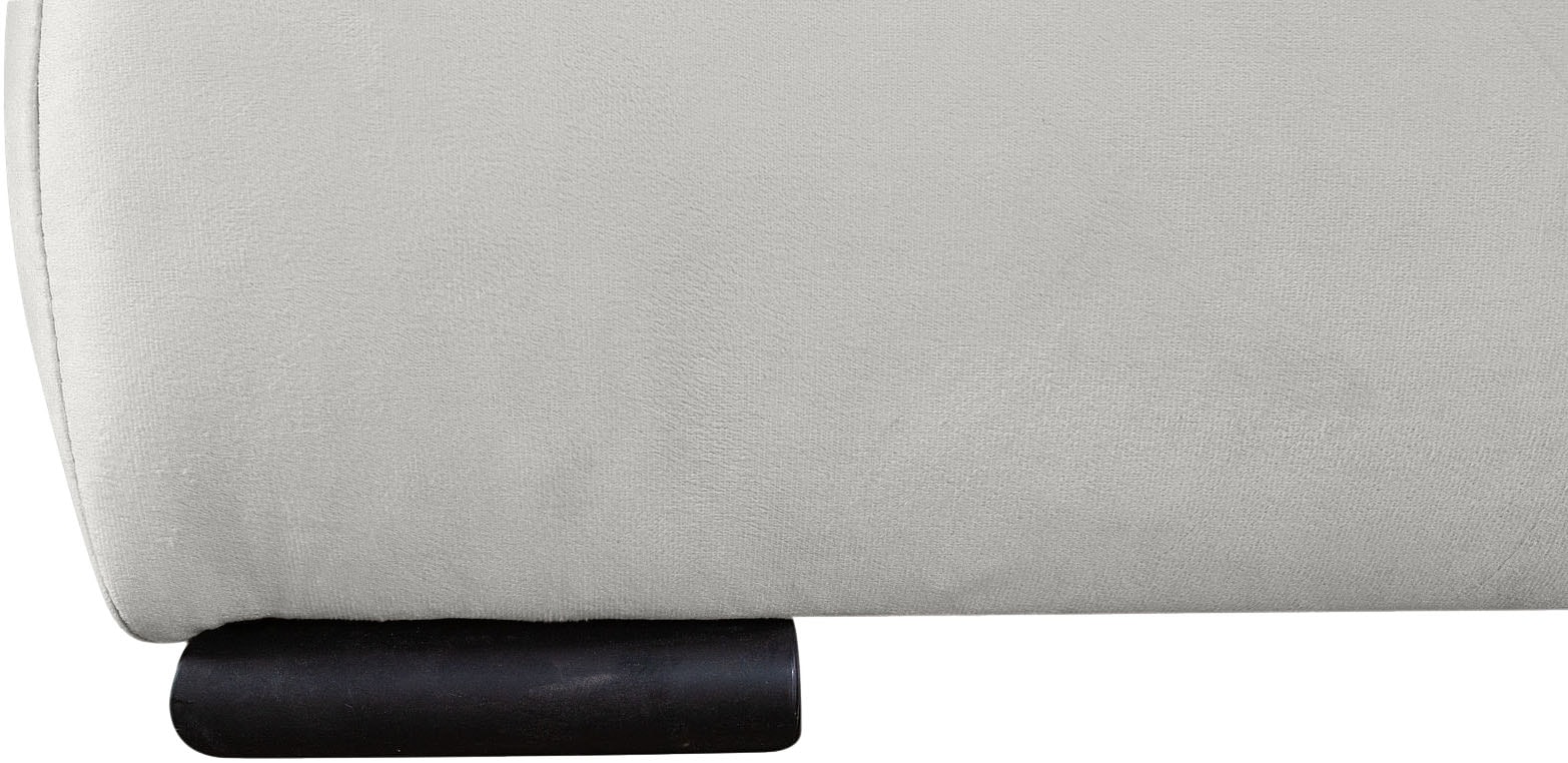 COLLECTION AB Schlafsofa »Chicago mit Bettfunktion, Schlafcouch«, inklusive Bettkasten, Cord-Samt Bezug, anthrazit