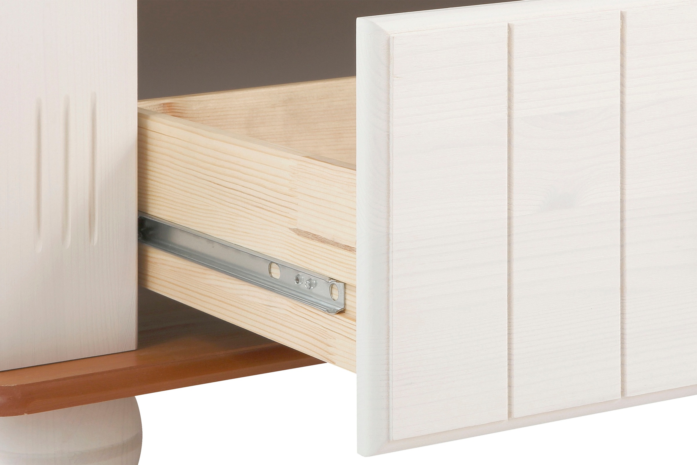 Home affaire TV-Board »Adele«, Breite 120 cm, mit Schublade, aus massiver Kiefer, FSC®