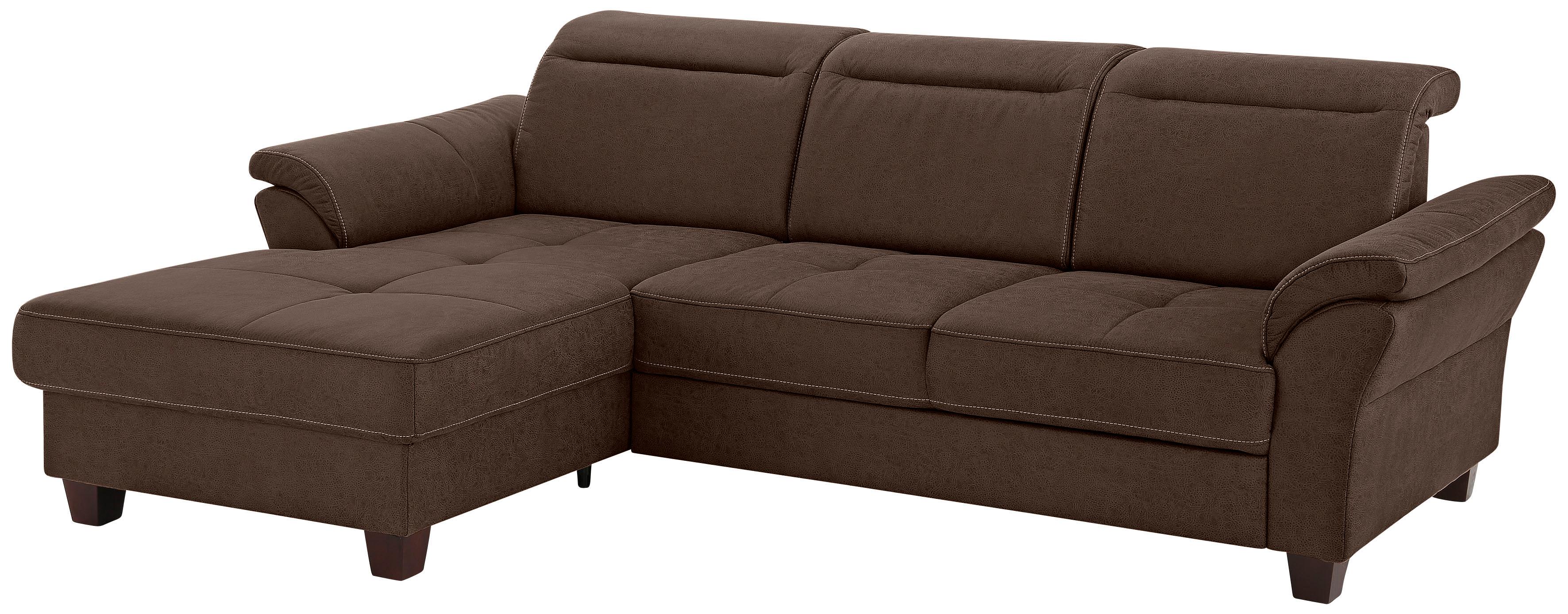OTTO home Ecksofa "Solvei L-Form" mit Recamierenabschluß und Sitztiefenverstellung