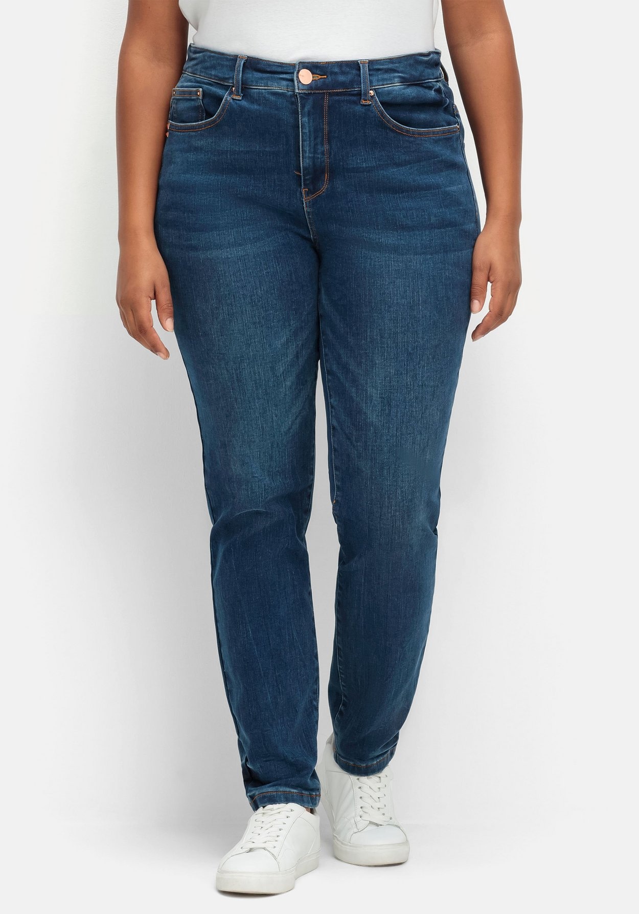 Sheego Stretch-Jeans »Skinny Stretch-Jeans Skinny mit Bodyforming-Effekt«