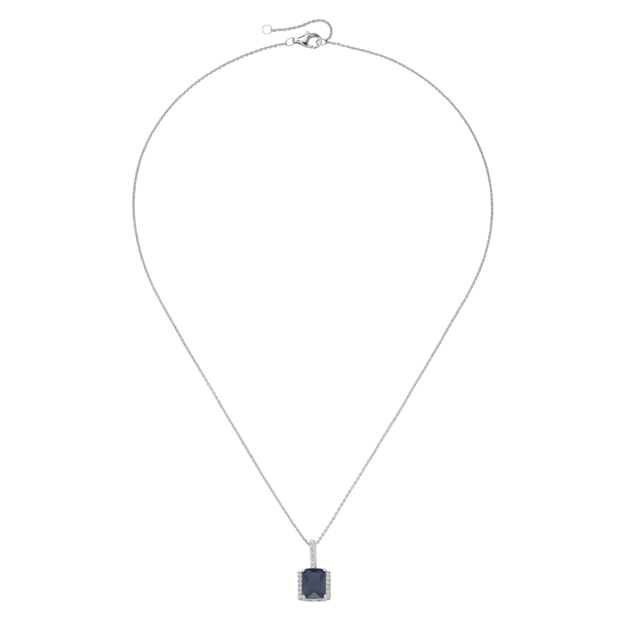 Smart Jewel Kette mit Anhänger »Kette Anhänger m. Zirkonia, Silber 925/-«