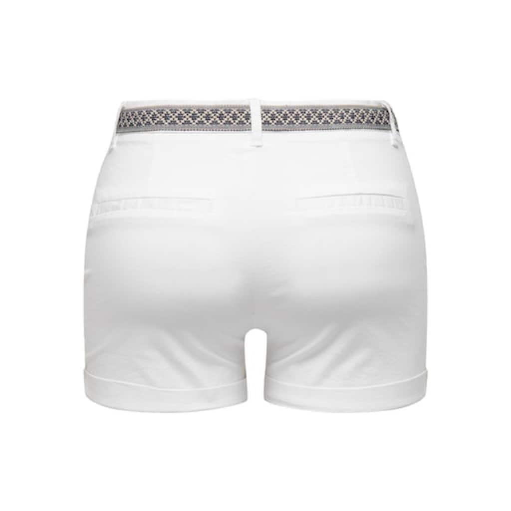 ONLY Chinoshorts »ONLGEORGIA BELT SHORTS PNT«