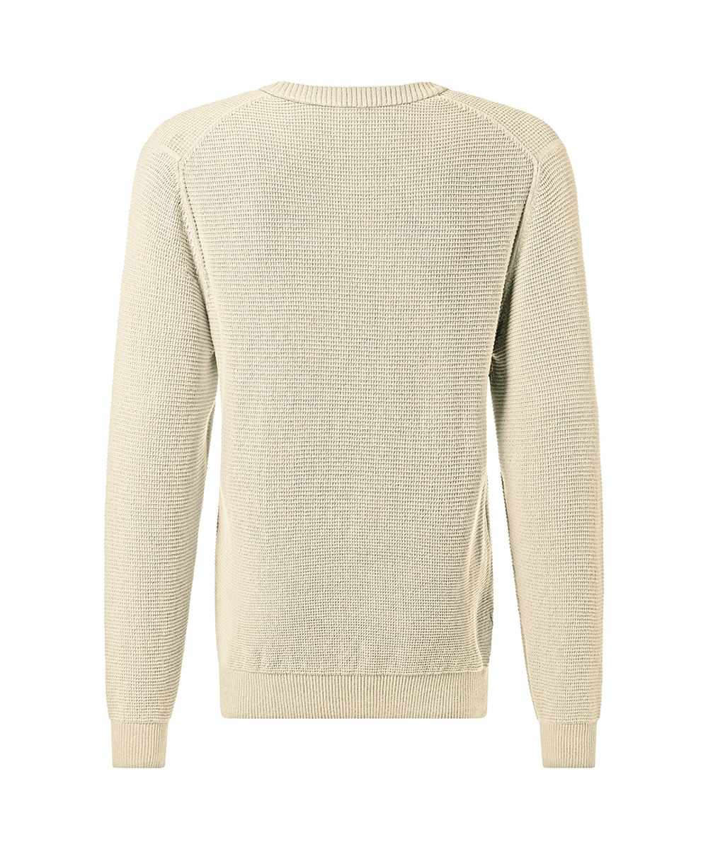 Pierre Cardin Rundhalspullover mit Struktur