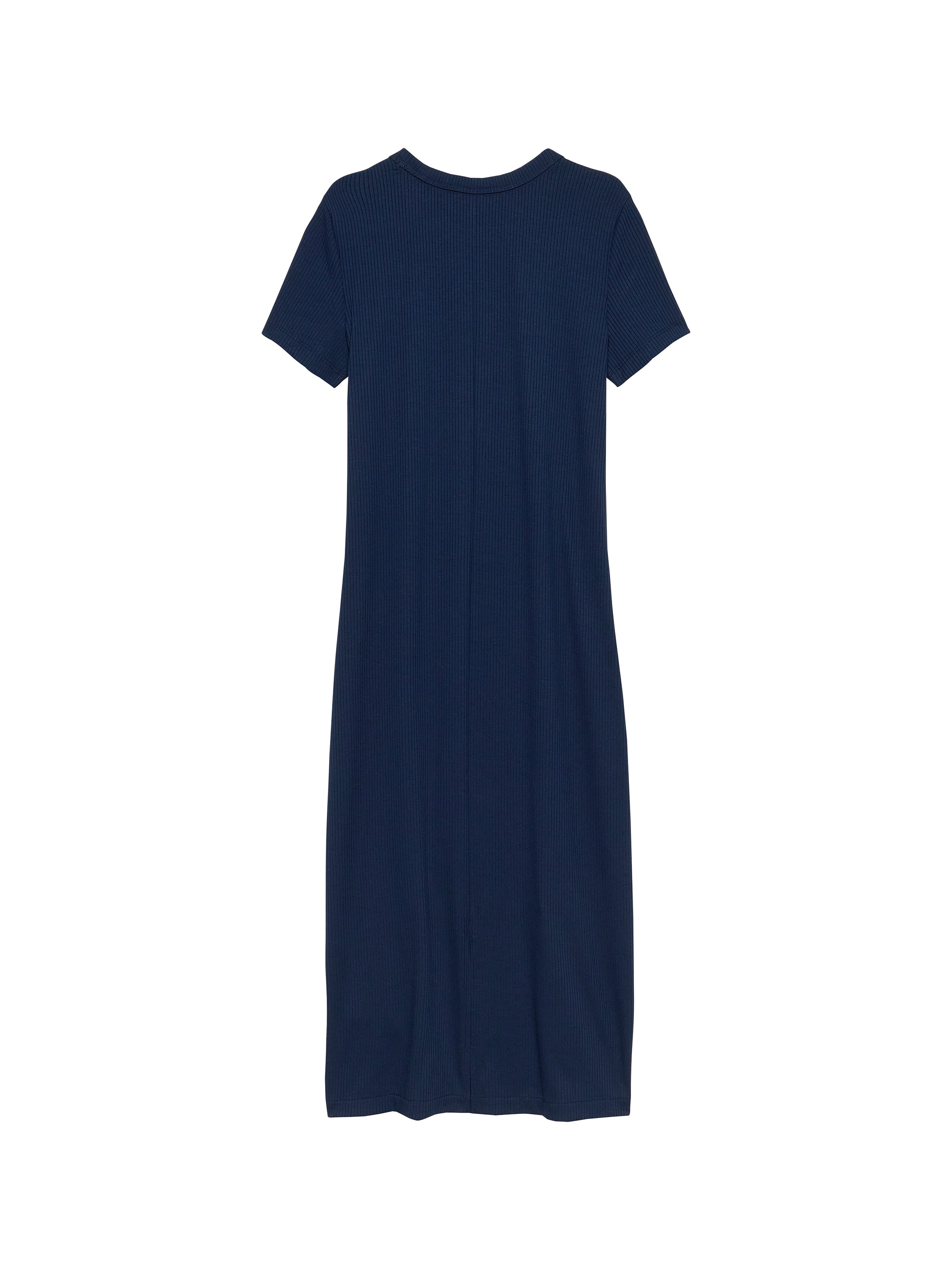 Tommy Jeans Jerseykleid, mit gerippter Struktur, Logostickerei
