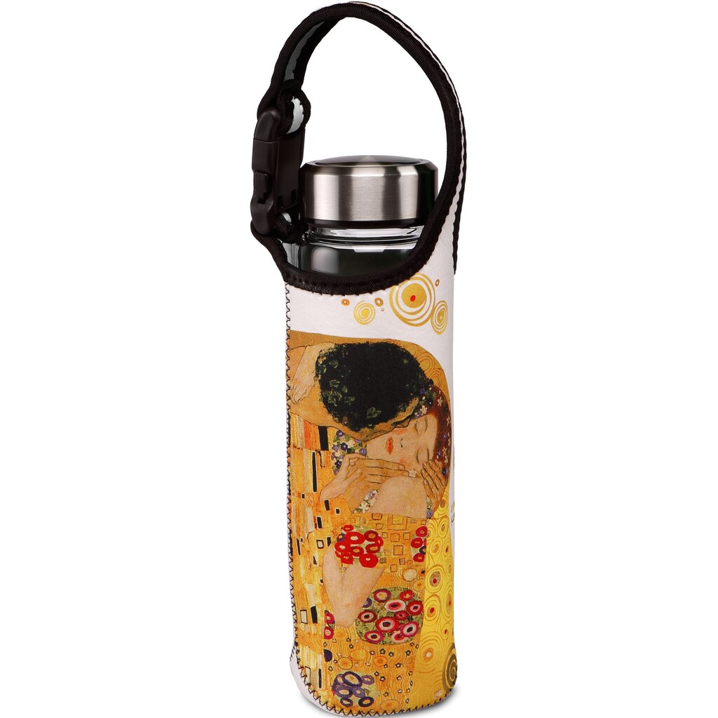 Goebel Trinkflasche »Gustav Klimt - "Der Kuss"«, (mit Haltegurt)