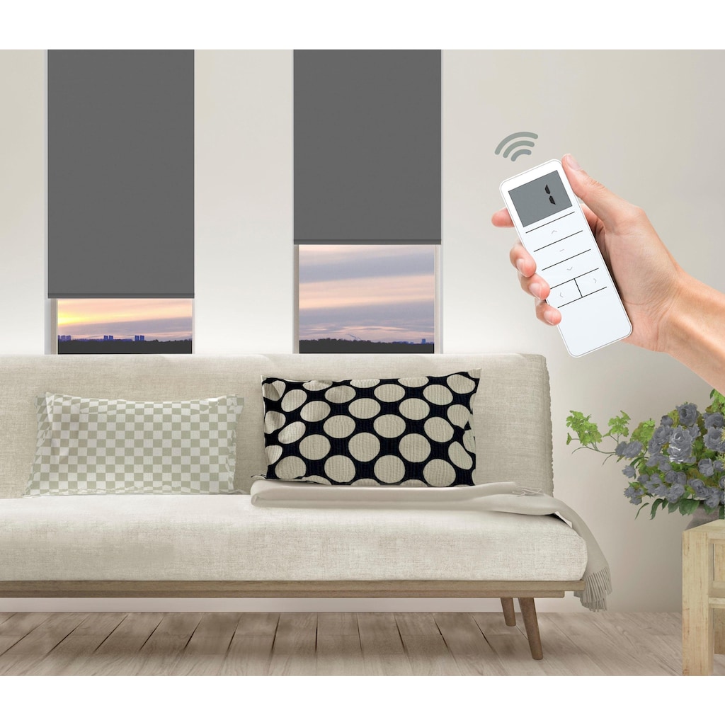 Good Life Elektrisches Rollo »Vau - SMART HOME«, abdunkelnd, energiesparend, ohne Bohren