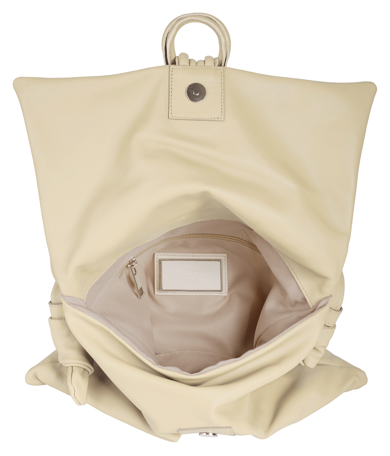 Samantha Look Henkeltasche, echt Leder, Made in Italy