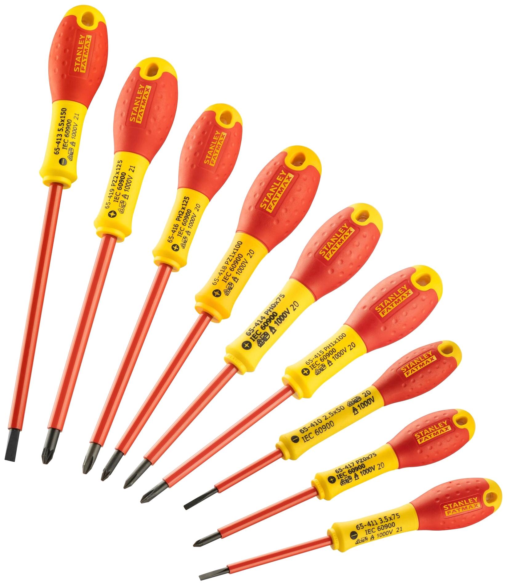STANLEY Schraubendreher »FMHT62573-0 Schraubendreher-Set FatMax 10-tlg«