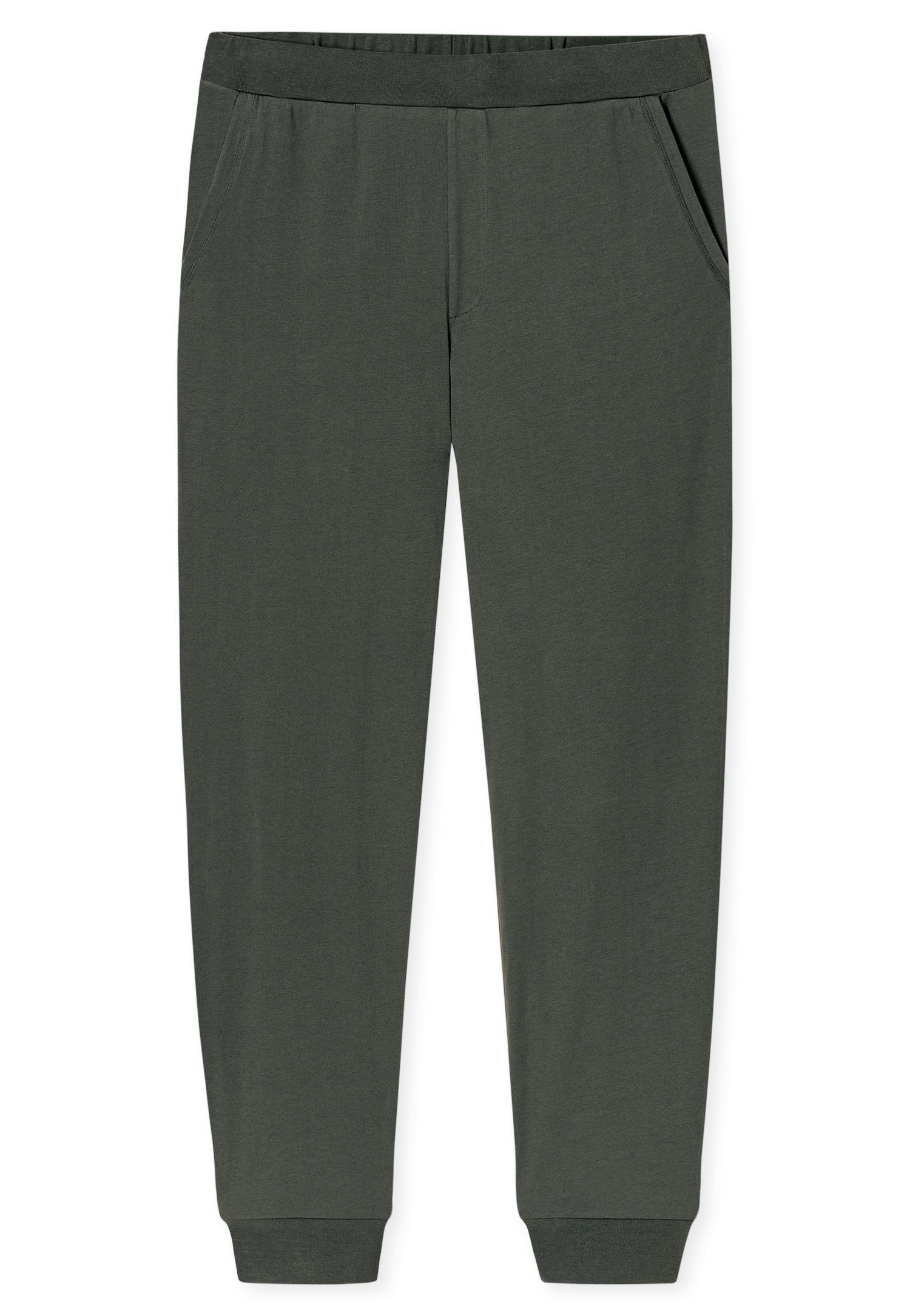 Schiesser Schlafanzug »Modern Nightwear« 2 tlg. seitliche Taschen, Brusttasche, Langarm, Baumwolle, Single Jersey