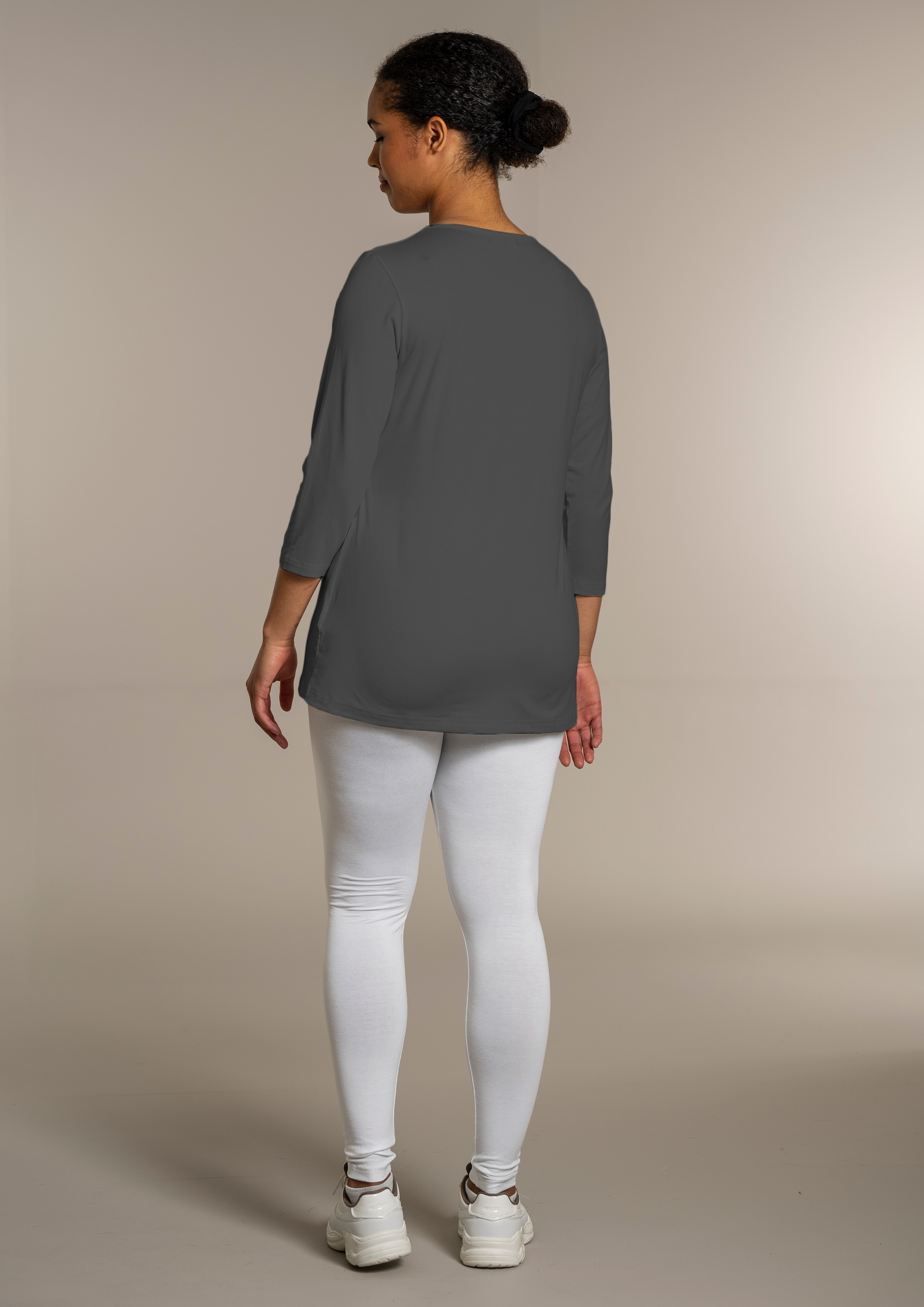 SANDGAARD 3/4-Arm-Shirt mit 3/4-Ärmeln